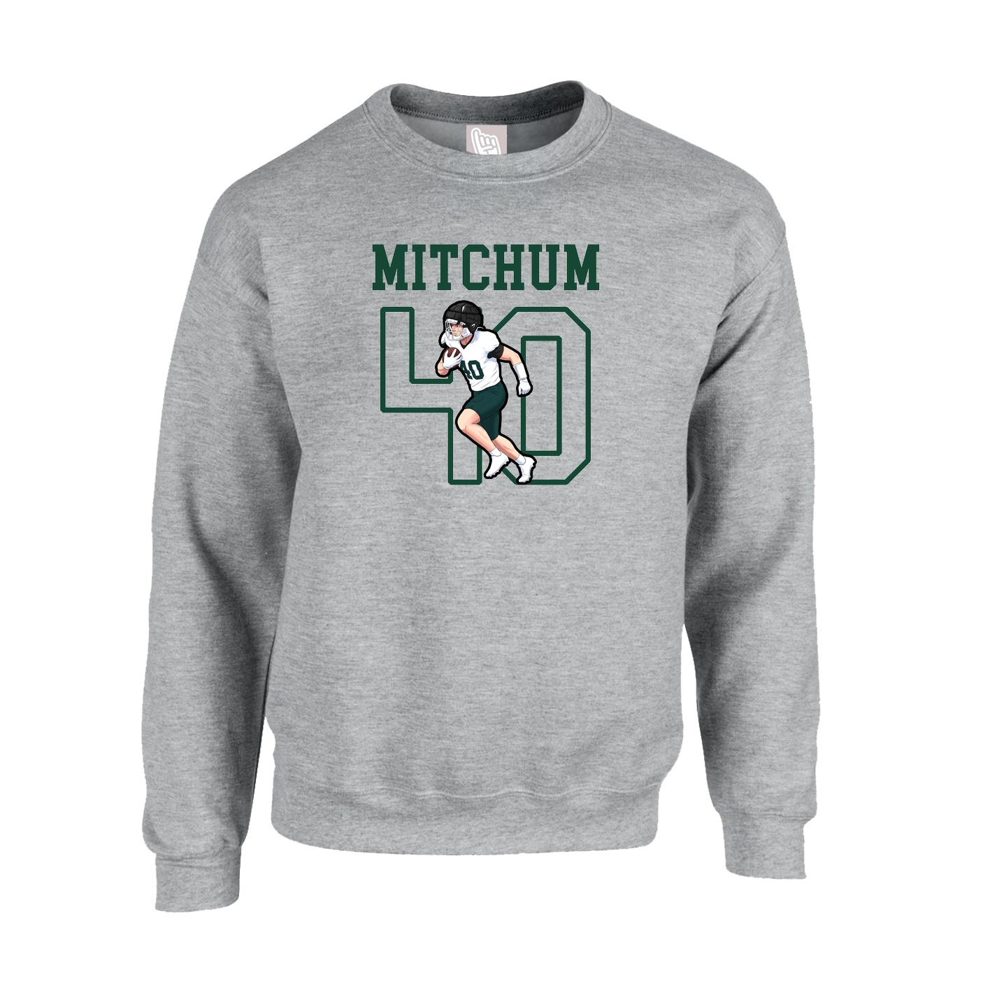 Fleece Crew — Shirsey in Grey