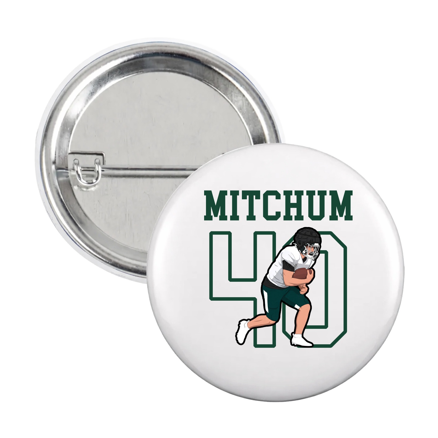 Game Day Button — Shirsey in White