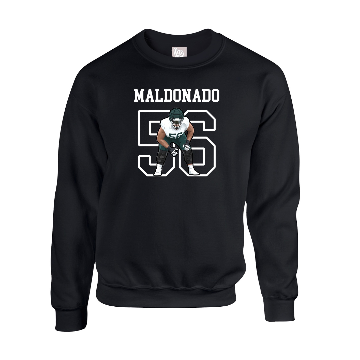 Fleece Crew — Shirsey in Black