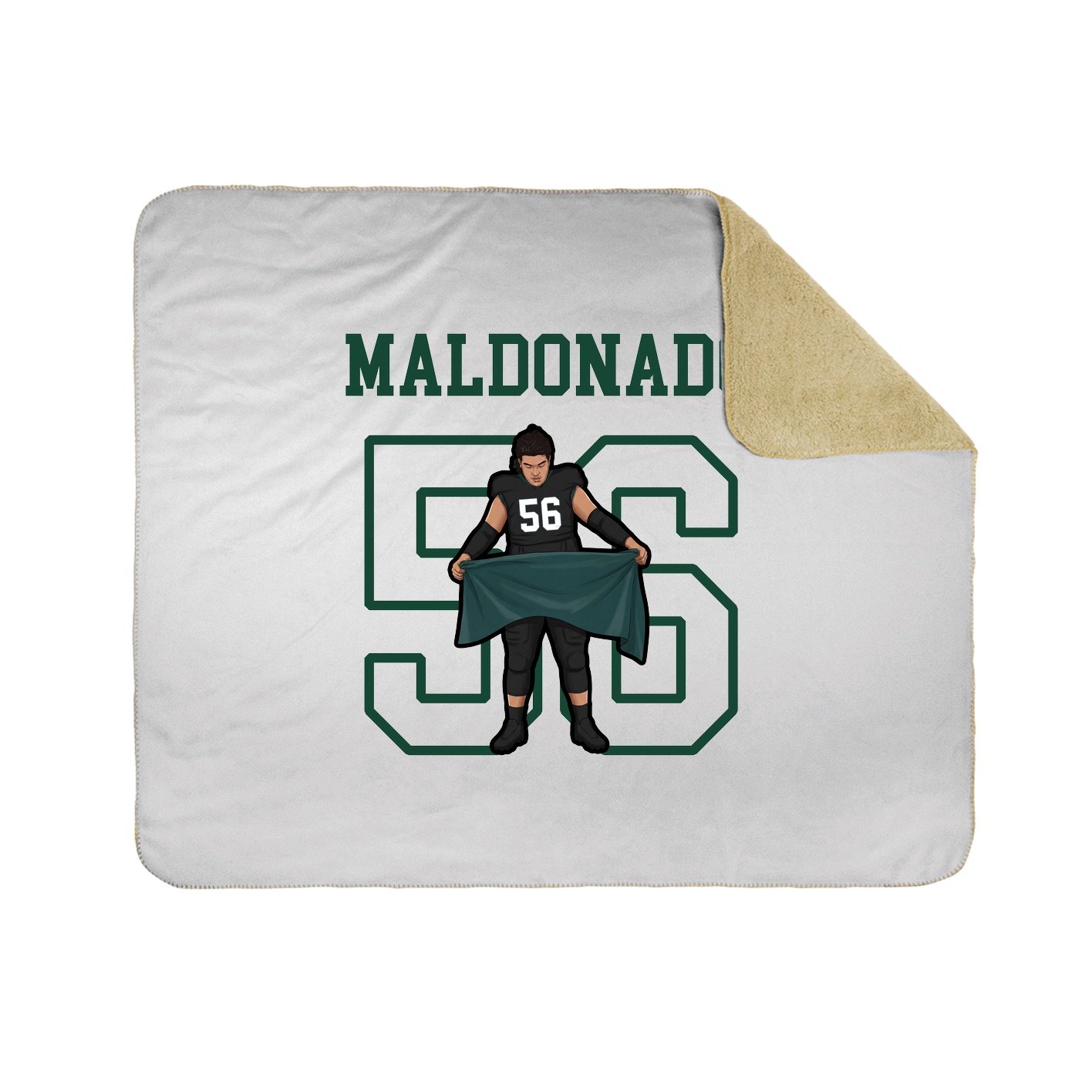 Throw Blanket — Shirsey in White