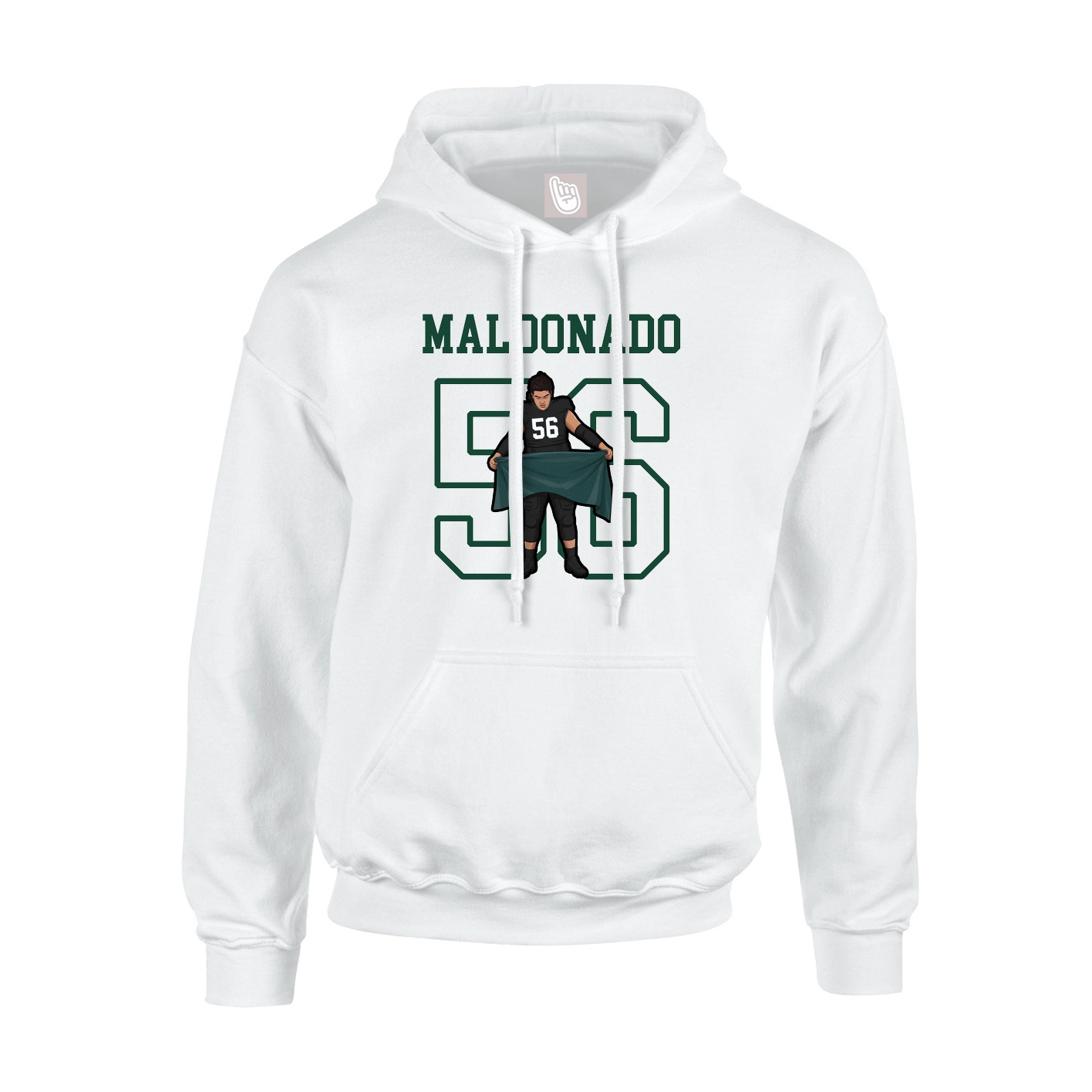 Youth Hoodie — Shirsey in White