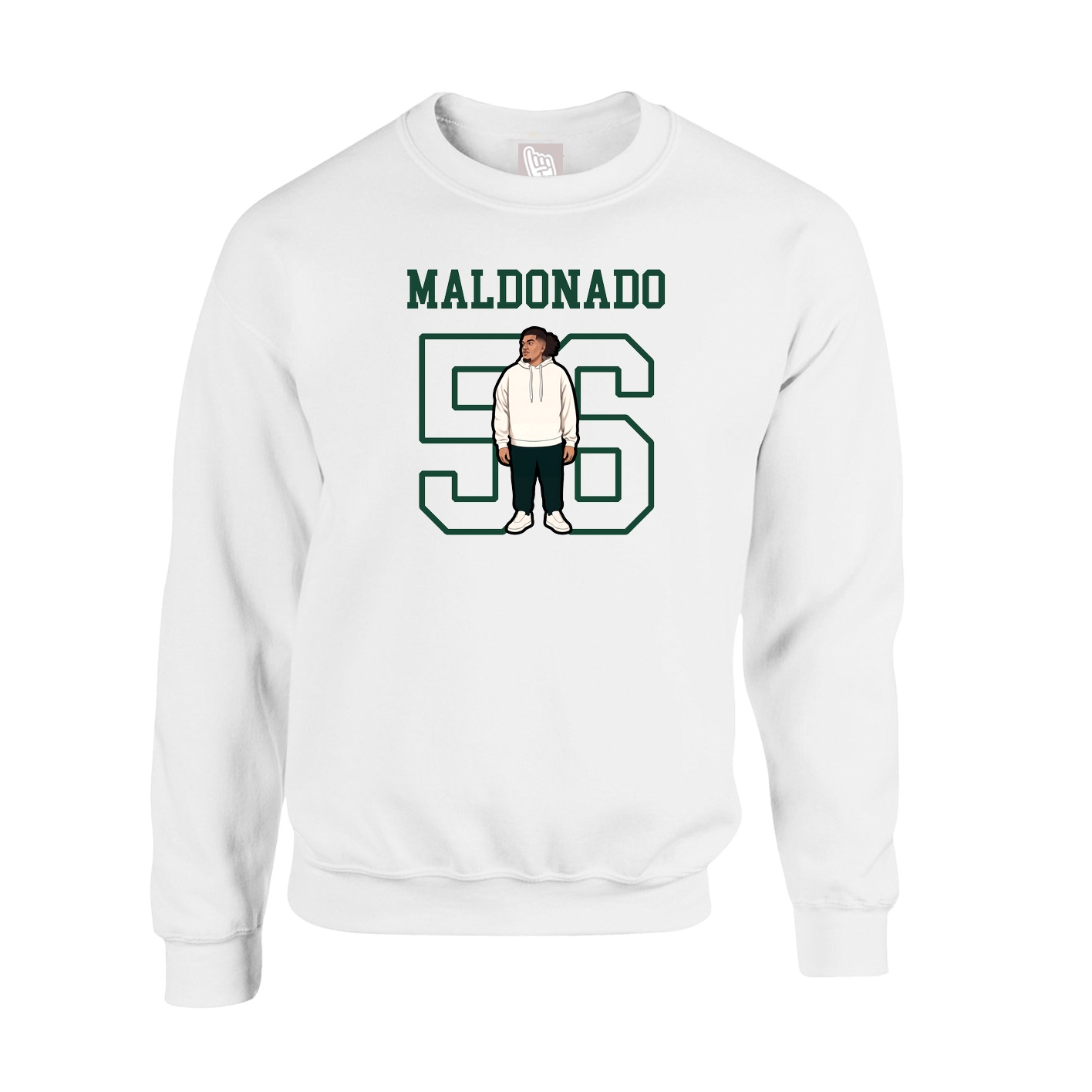 Fleece Crew — Shirsey in White