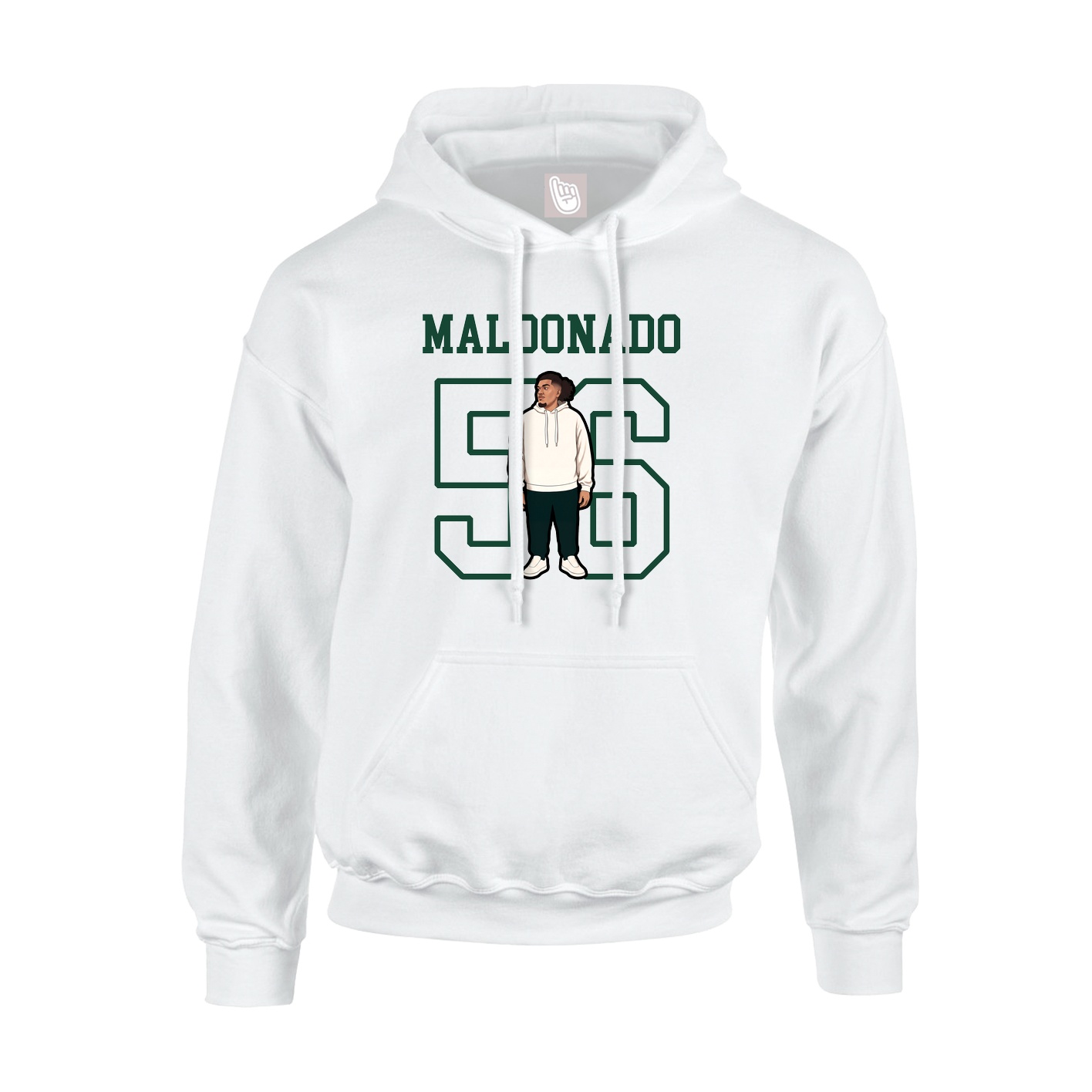 Youth Hoodie — Shirsey in White