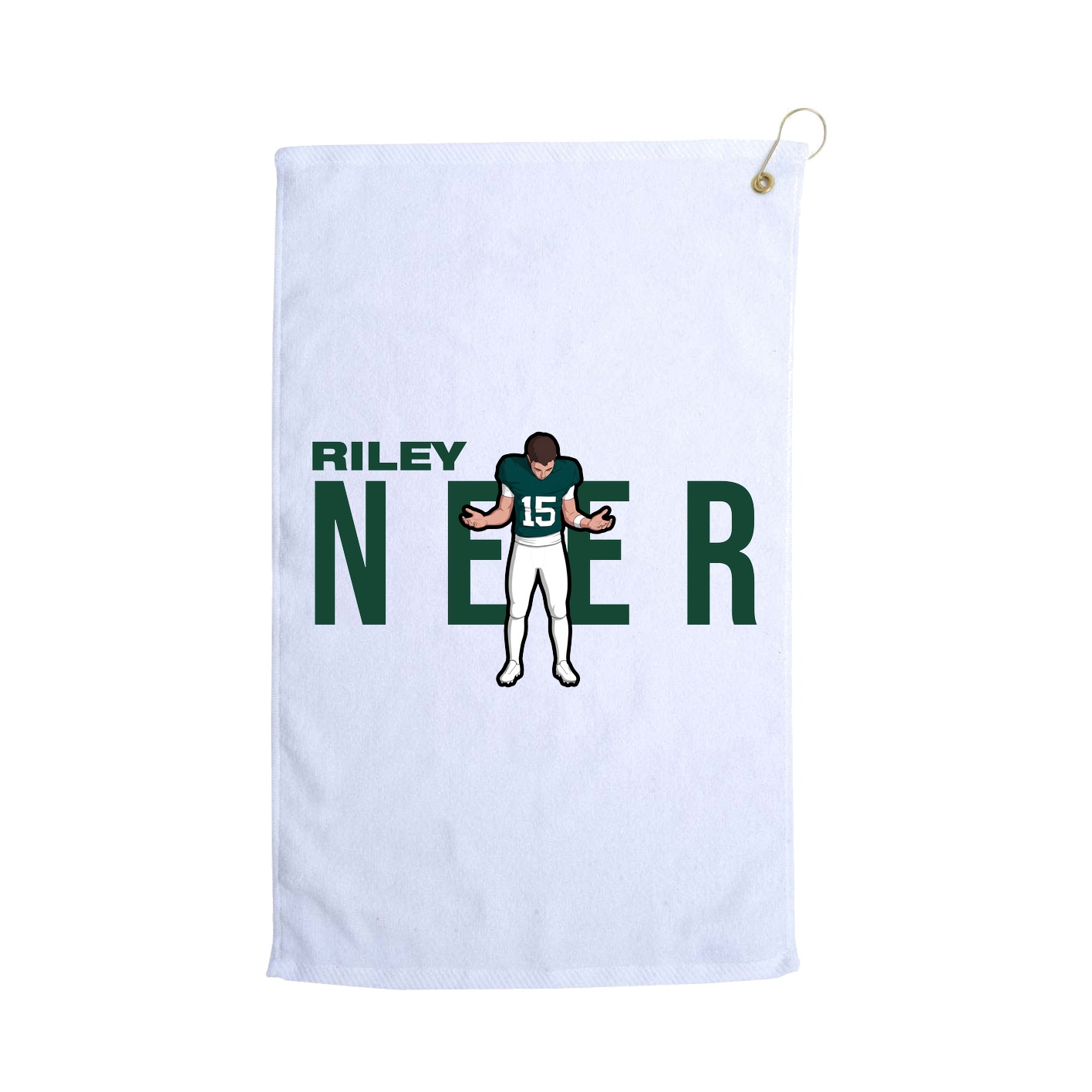 Golf Towel — Player Name in White