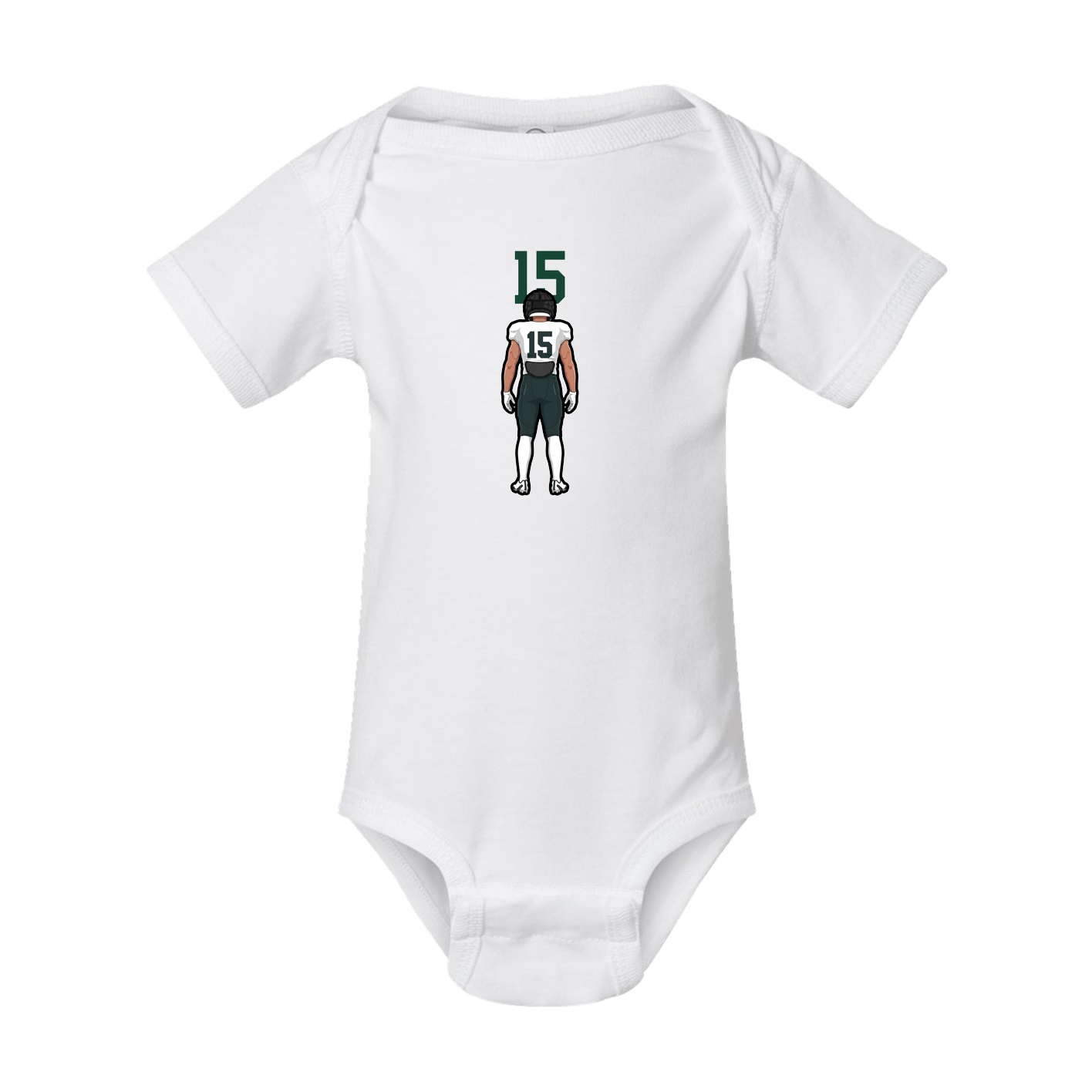 Baby Onesie — Number Top in White