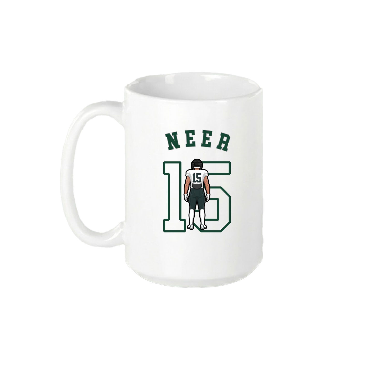 15oz Coffee Mug — Shirsey Arch in White