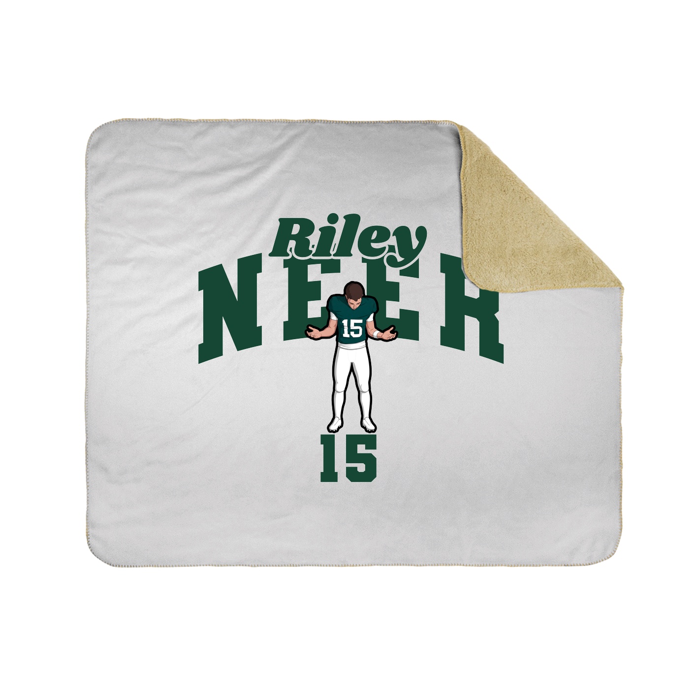 Throw Blanket — Signature Arch in White