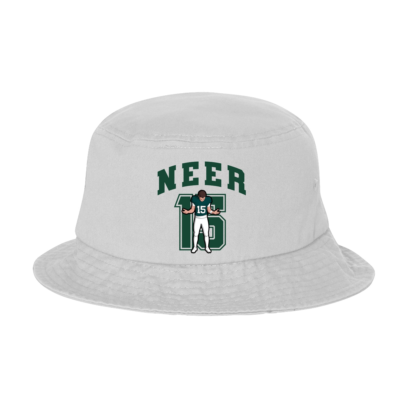 Bucket Cap — Number in White
