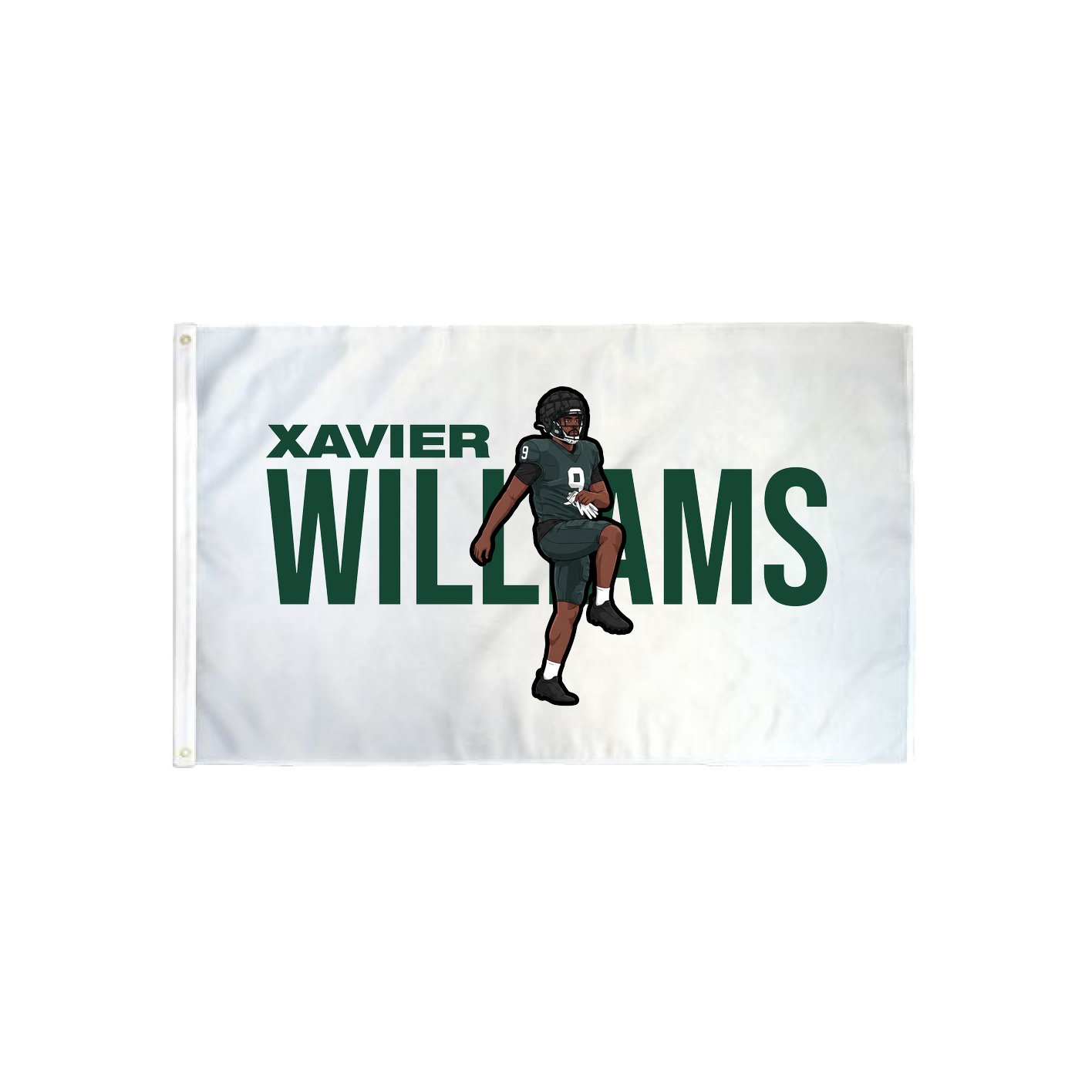3x5 Flag — Player Name in Classic