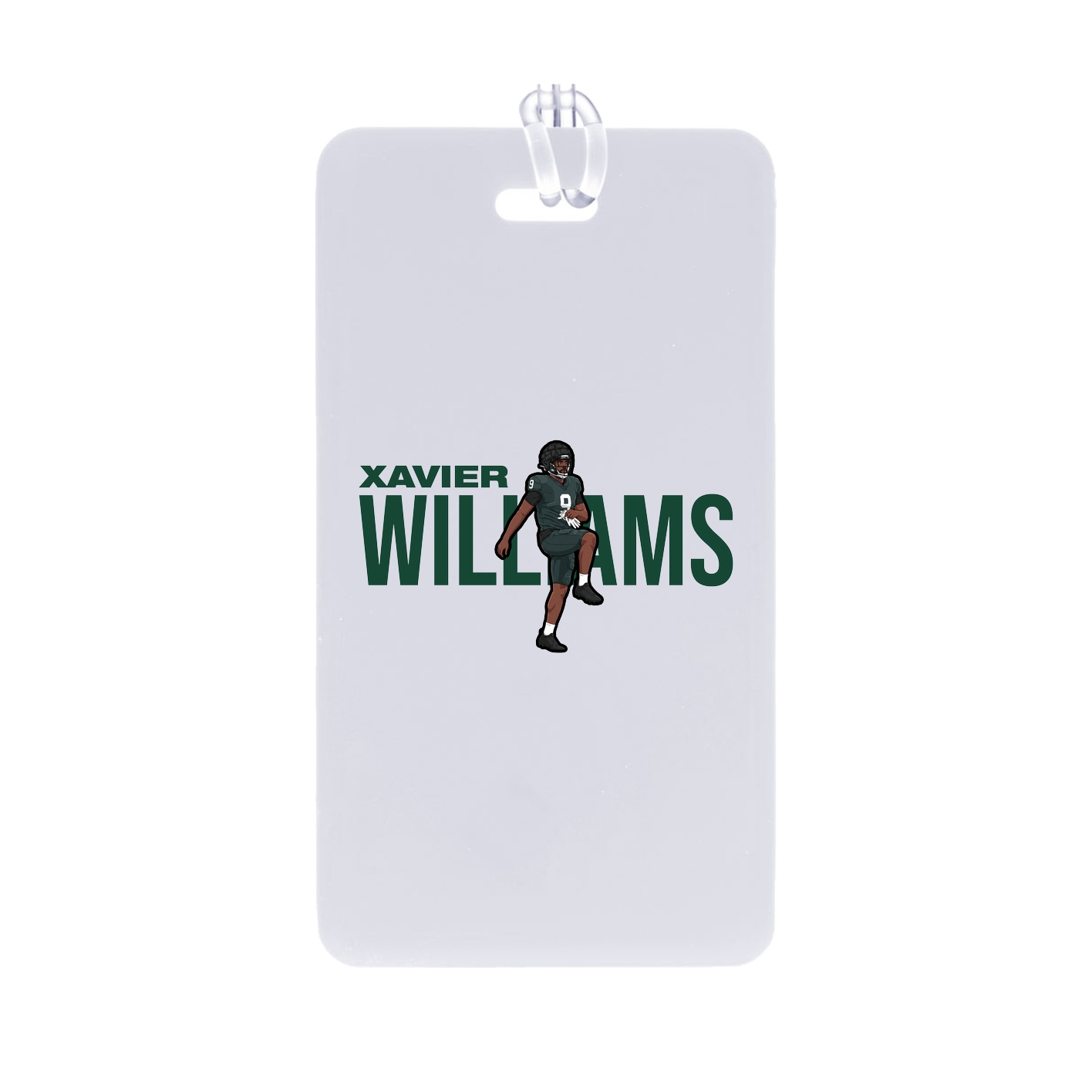 Bag Tag — Player Name in Classic