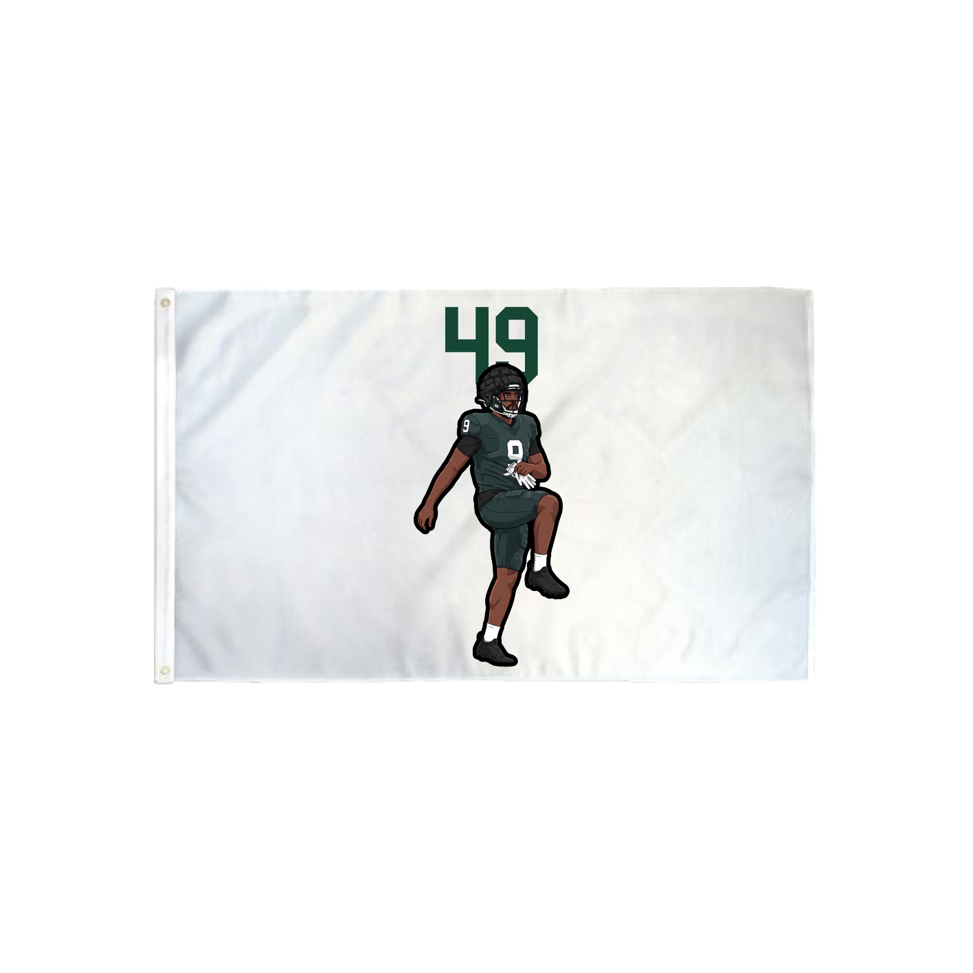3x5 Flag — Number Top in Classic