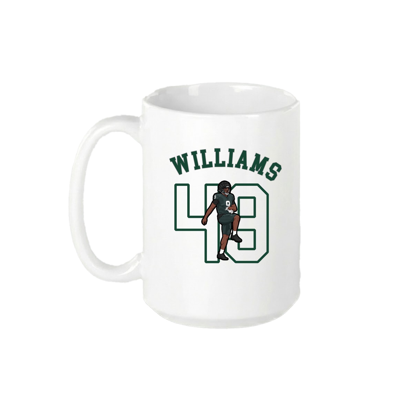 15oz Coffee Mug — Shirsey Arch in White