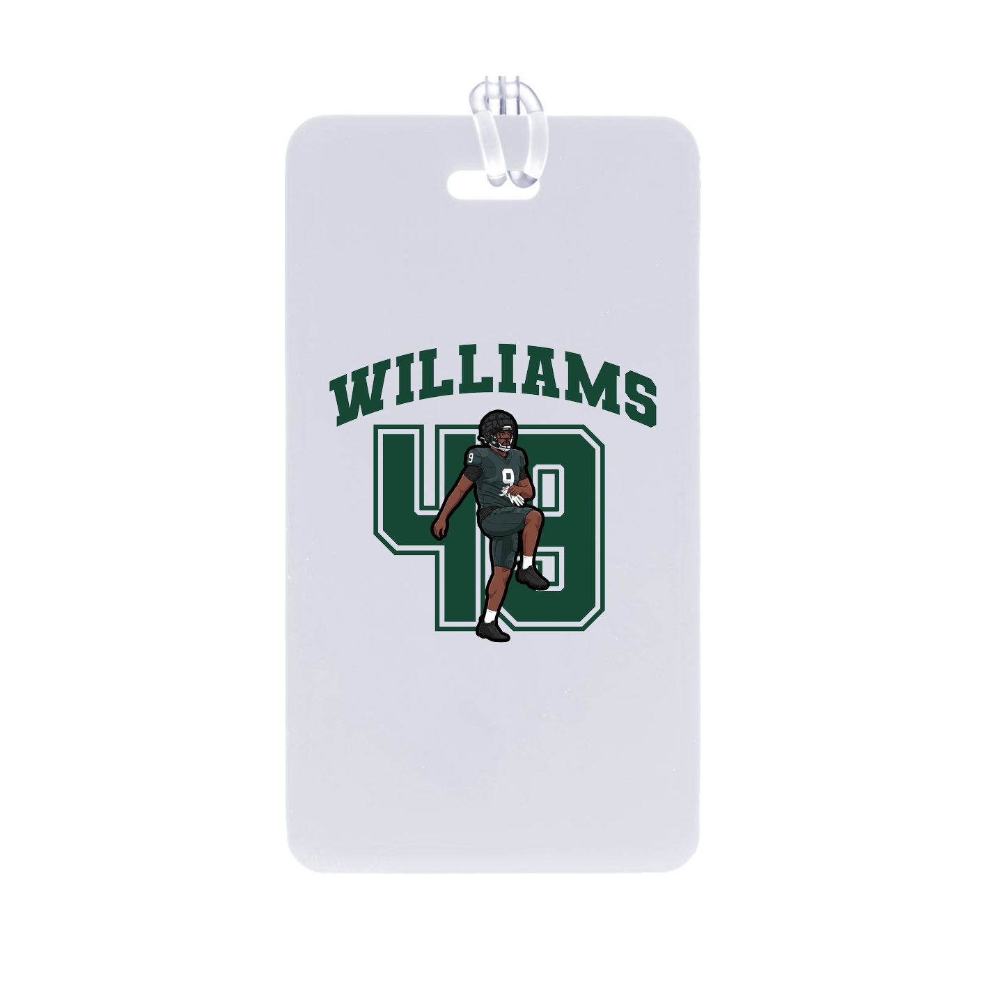 Bag Tag — Number in Classic