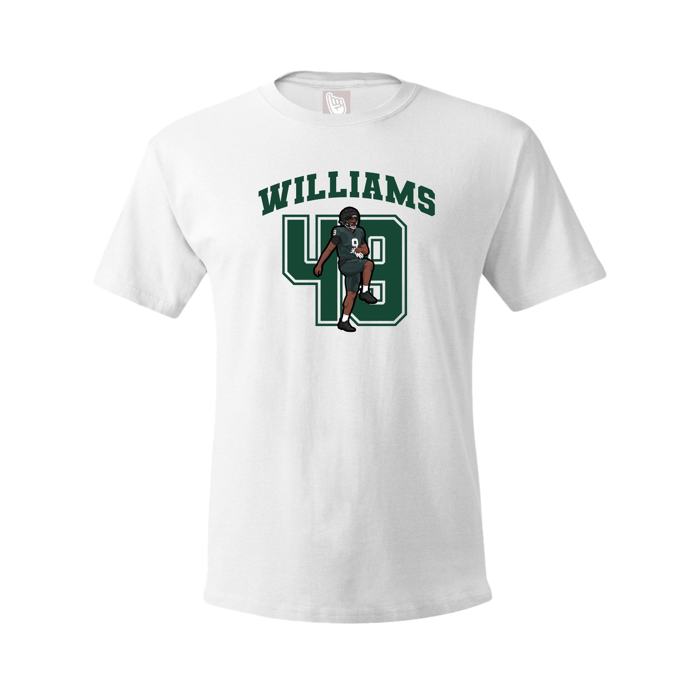 Tee — Number in White