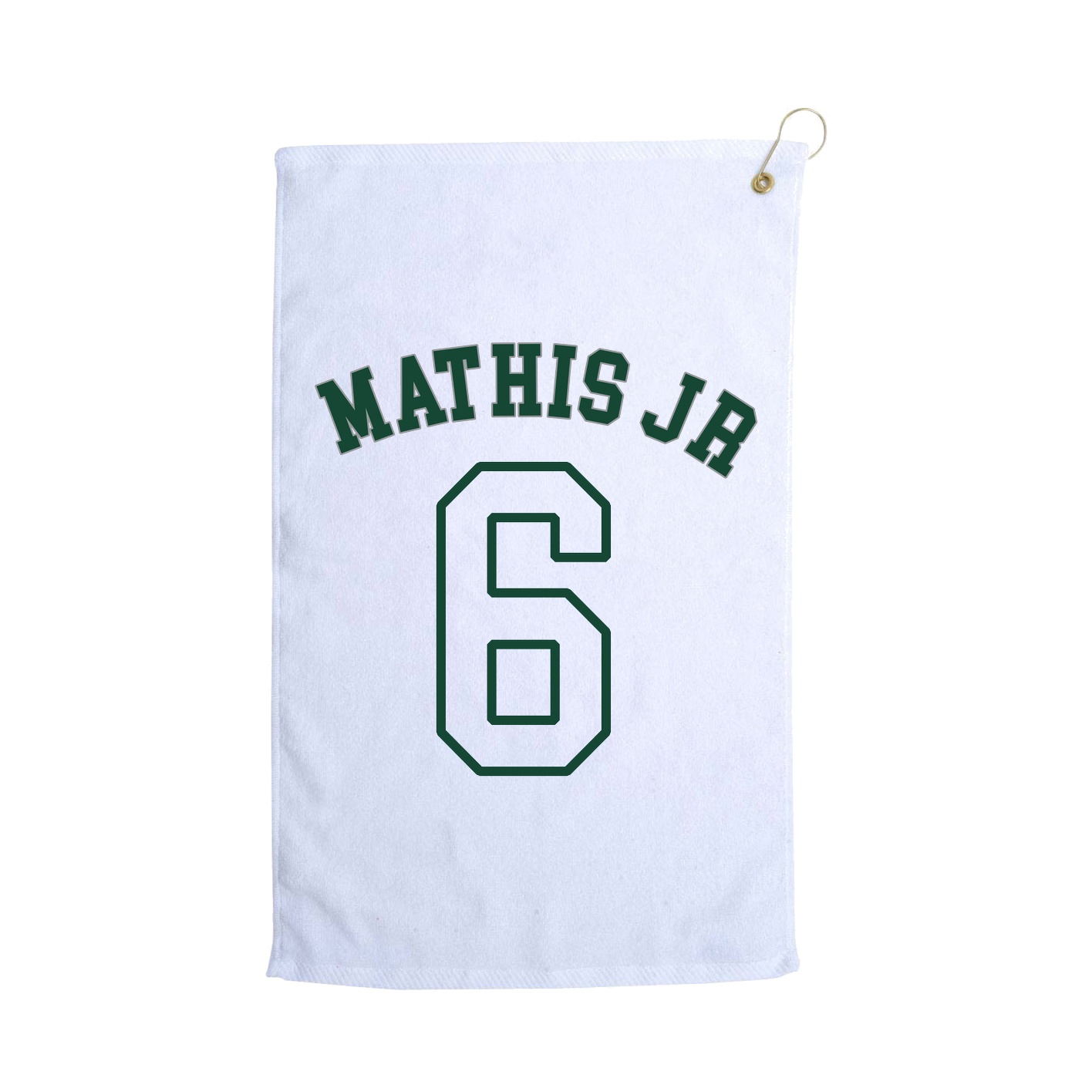 Golf Towel — Shirsey Arch in White