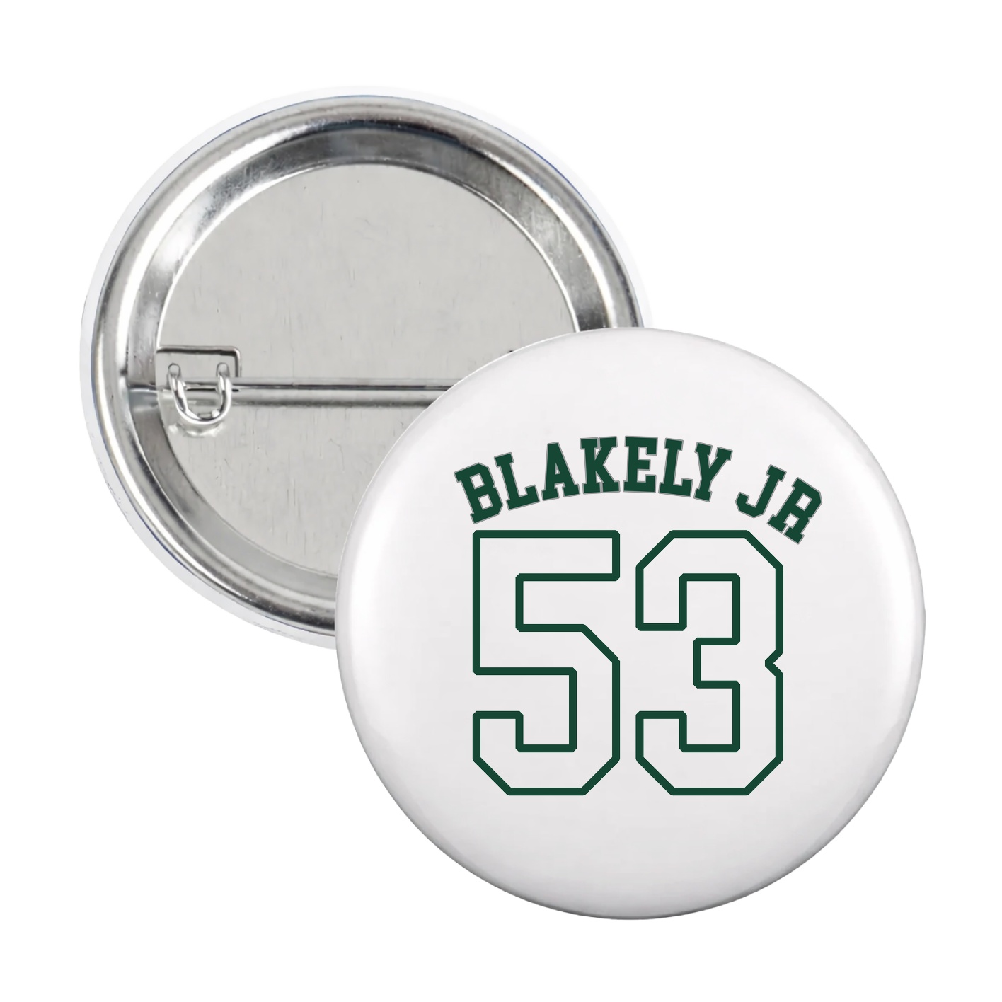 Game Day Button — Shirsey Arch in White