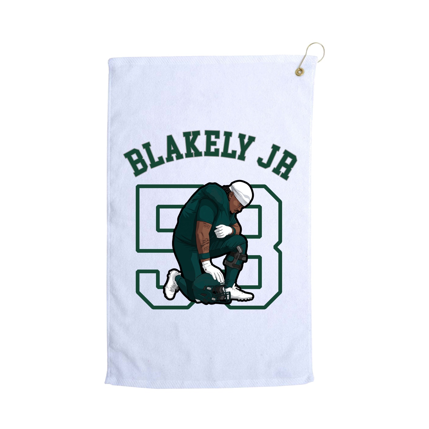 Golf Towel — Shirsey Arch in White