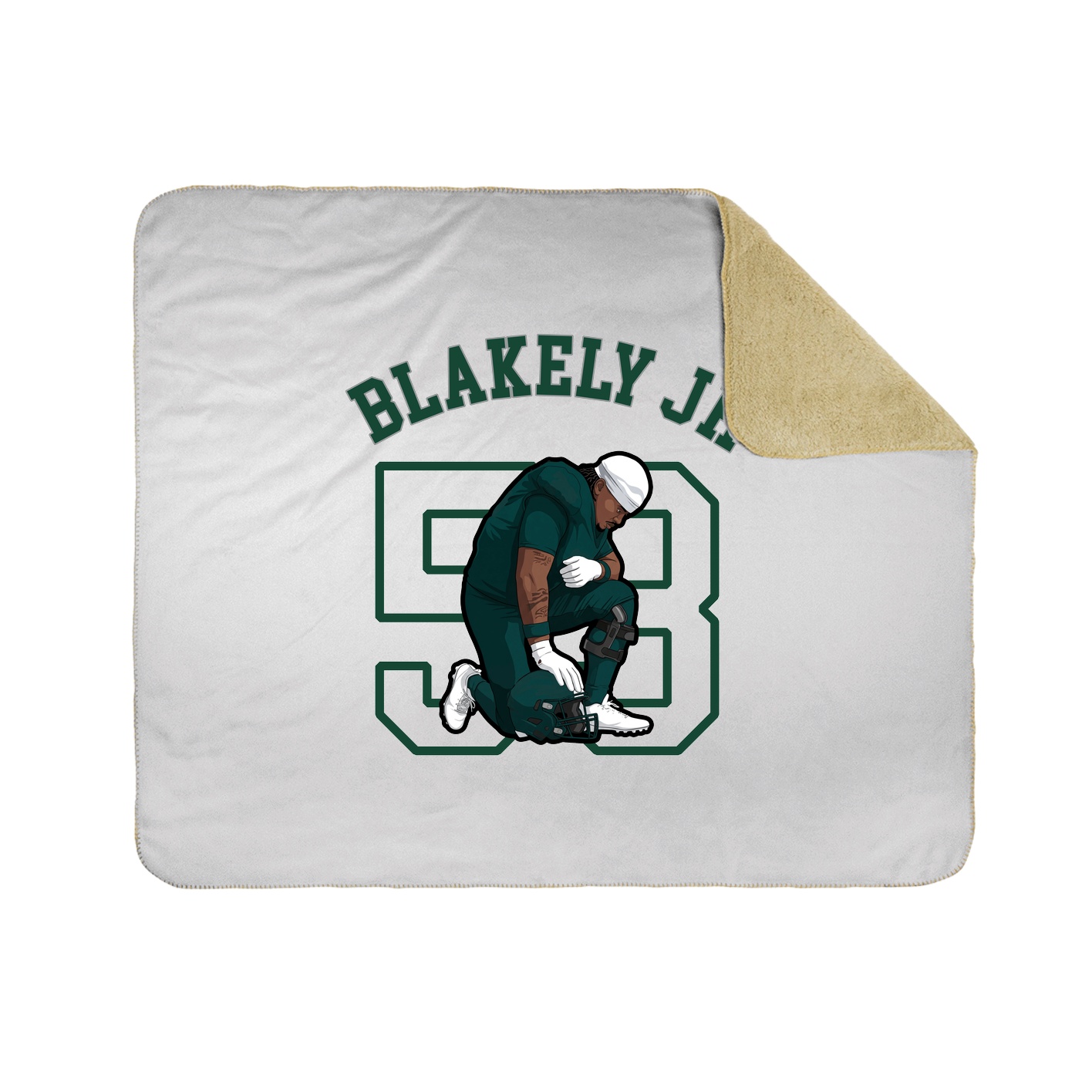 Throw Blanket — Shirsey Arch in White