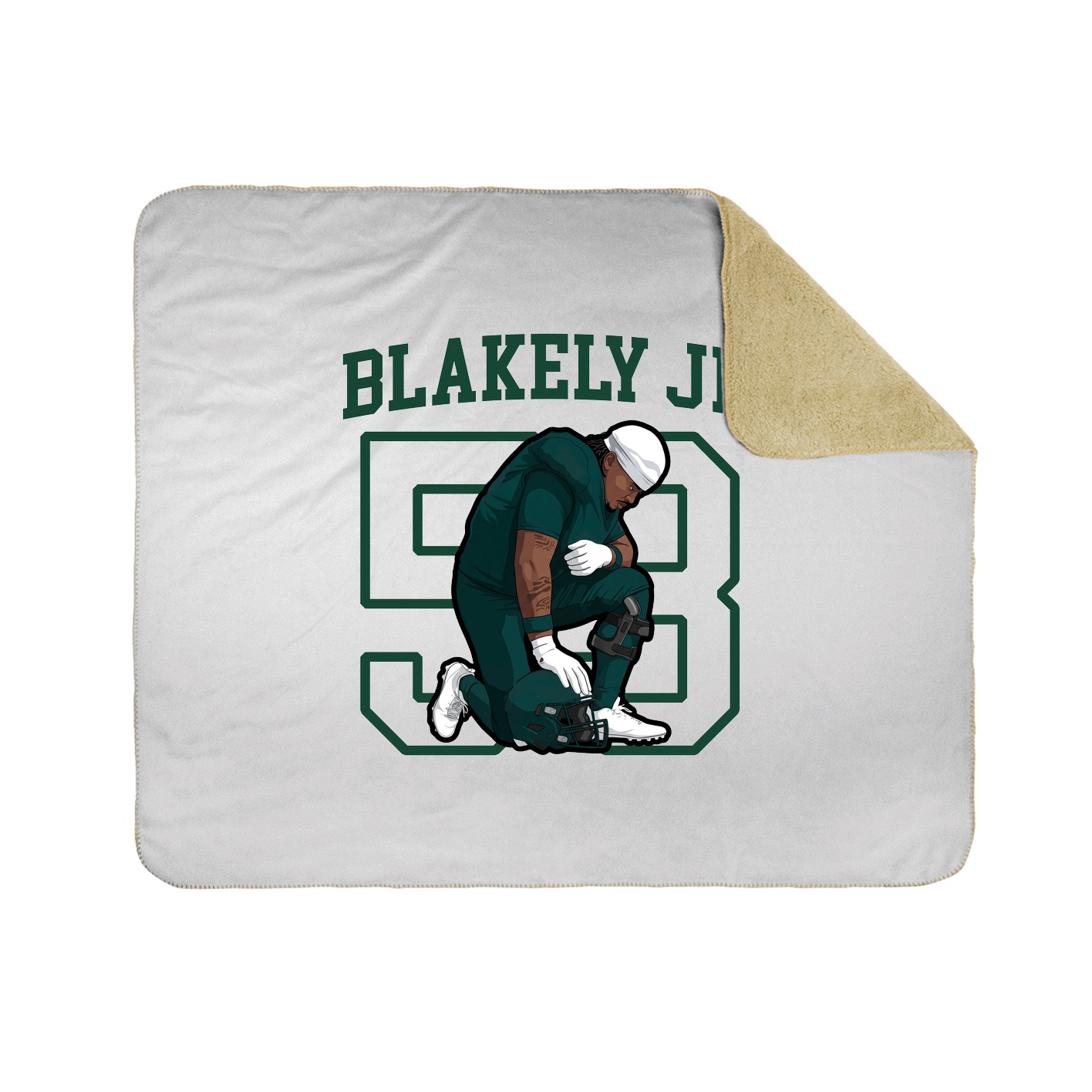 Throw Blanket — Shirsey in White