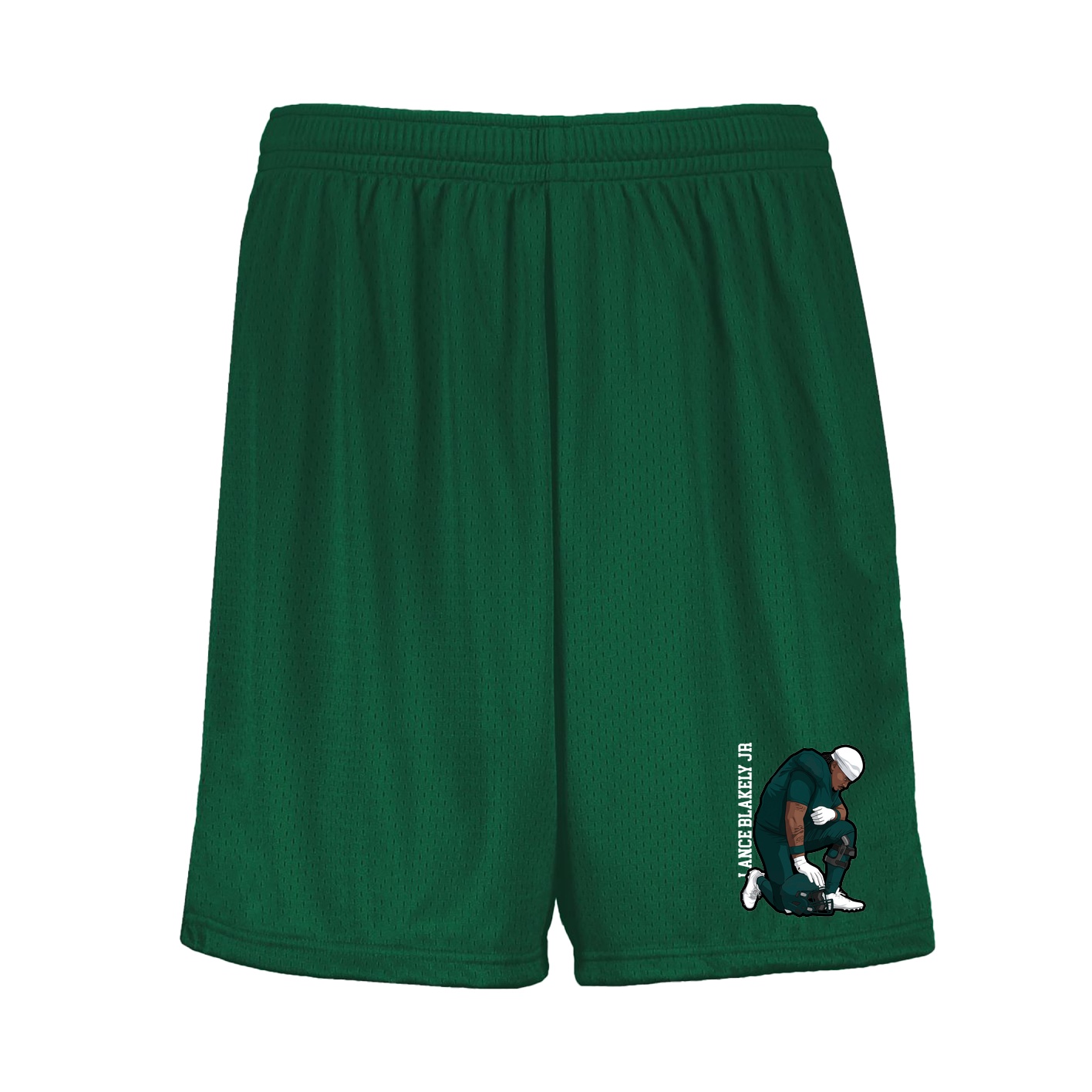 Shorts — Name Vertical in Green