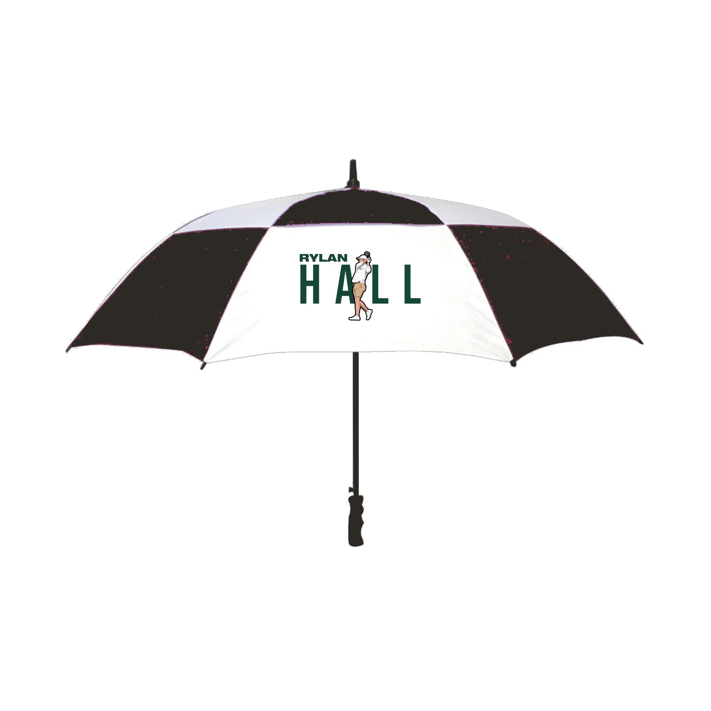 Golf Umbrella — Player Name in Black
