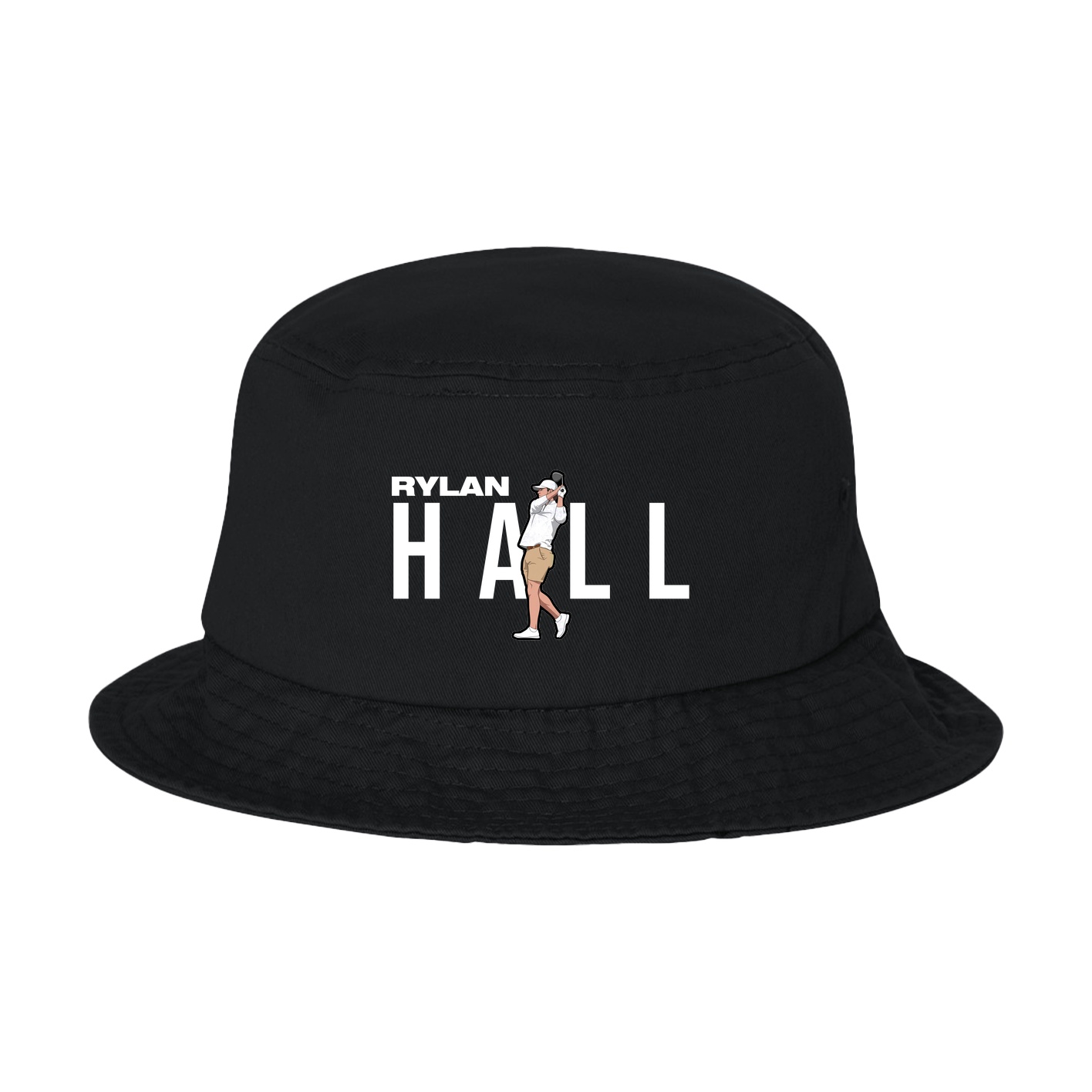 Bucket Cap — Player Name in Black