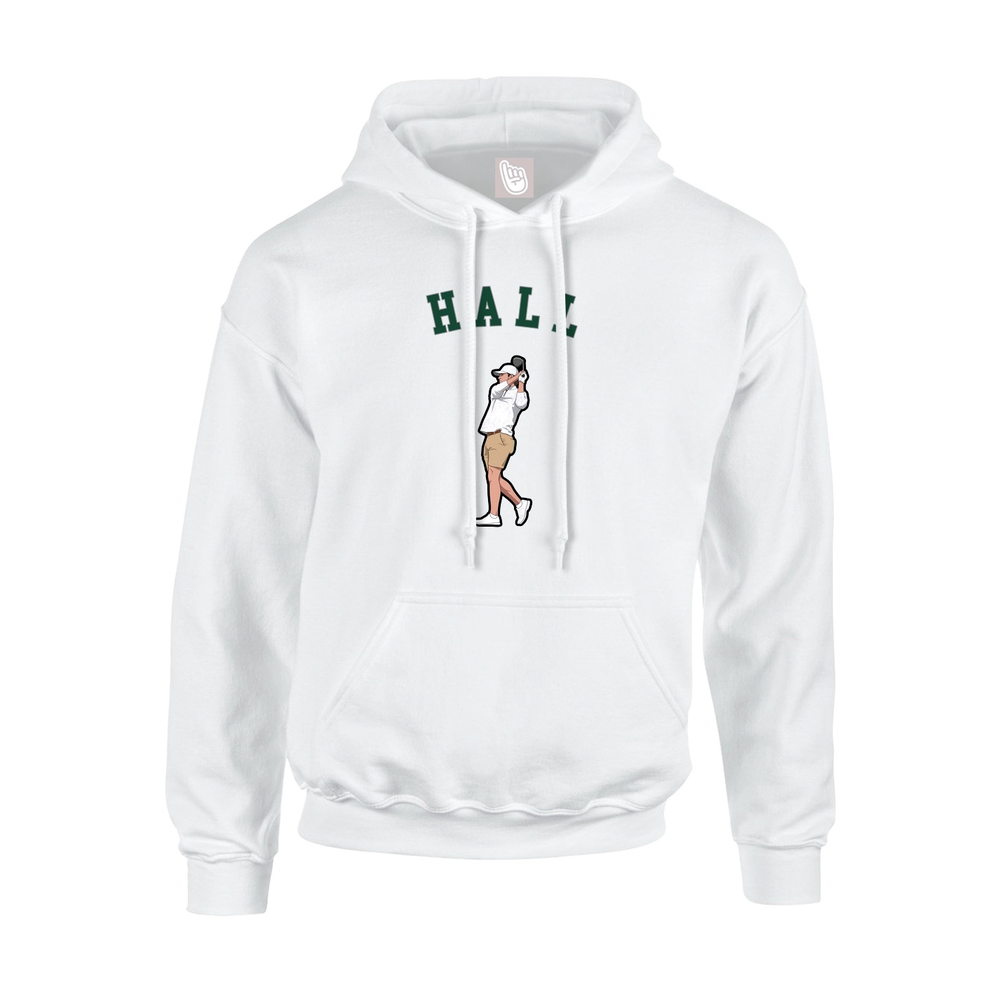 Youth Hoodie — Shirsey Arch in White