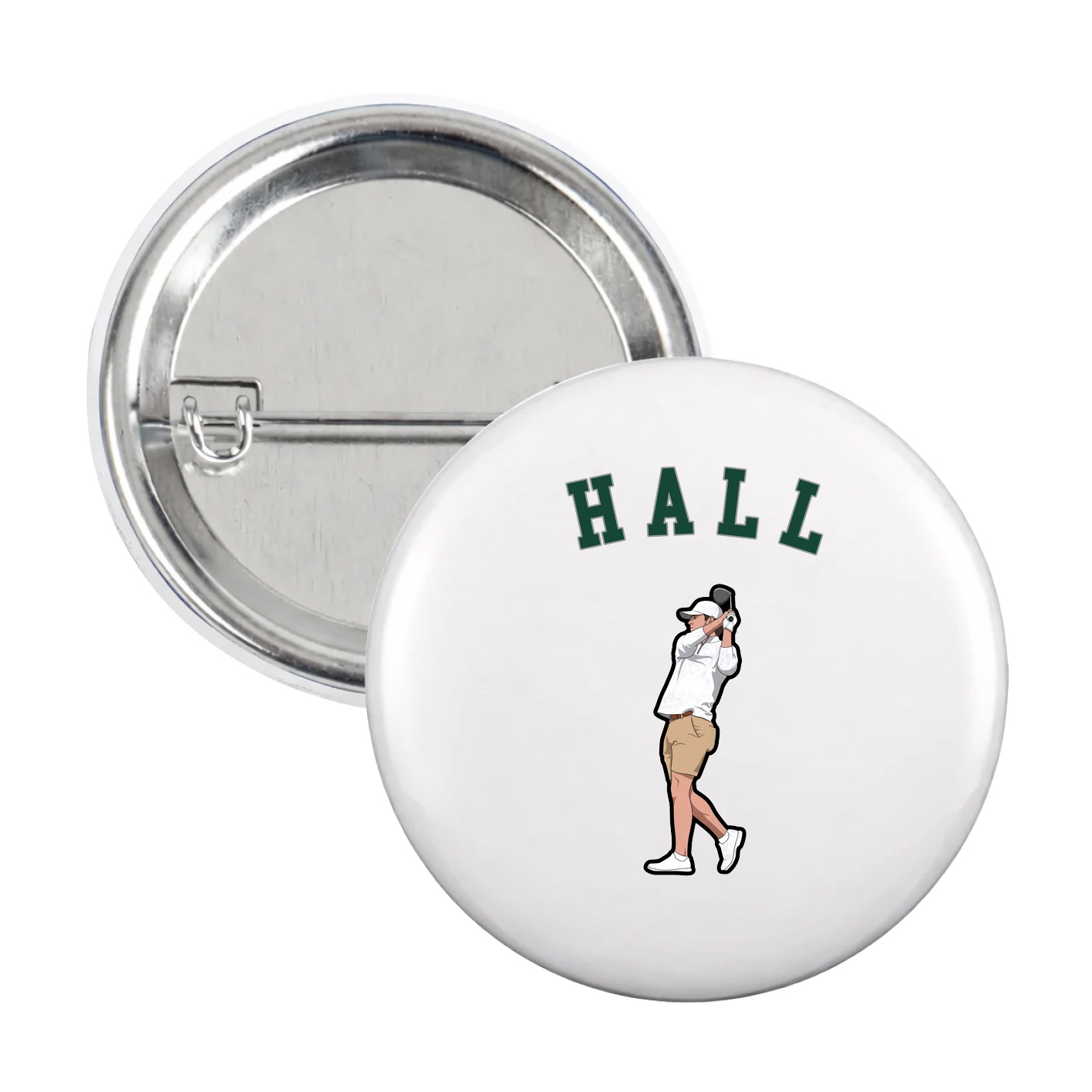 Game Day Button — Shirsey Arch in White