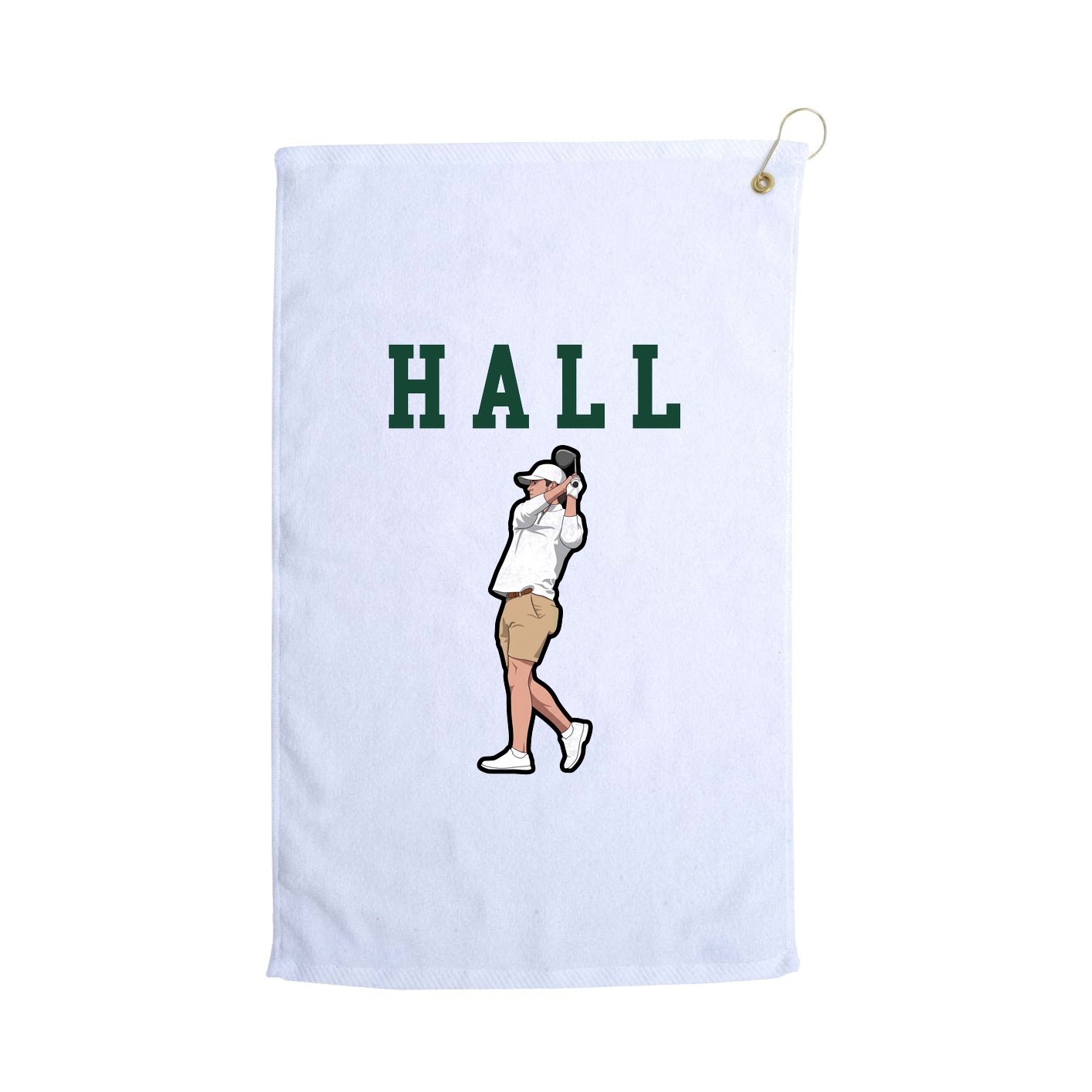 Golf Towel — Shirsey in White