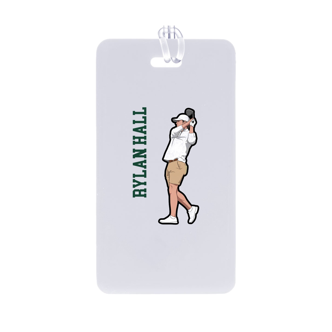 Bag Tag — Name Vertical in Classic