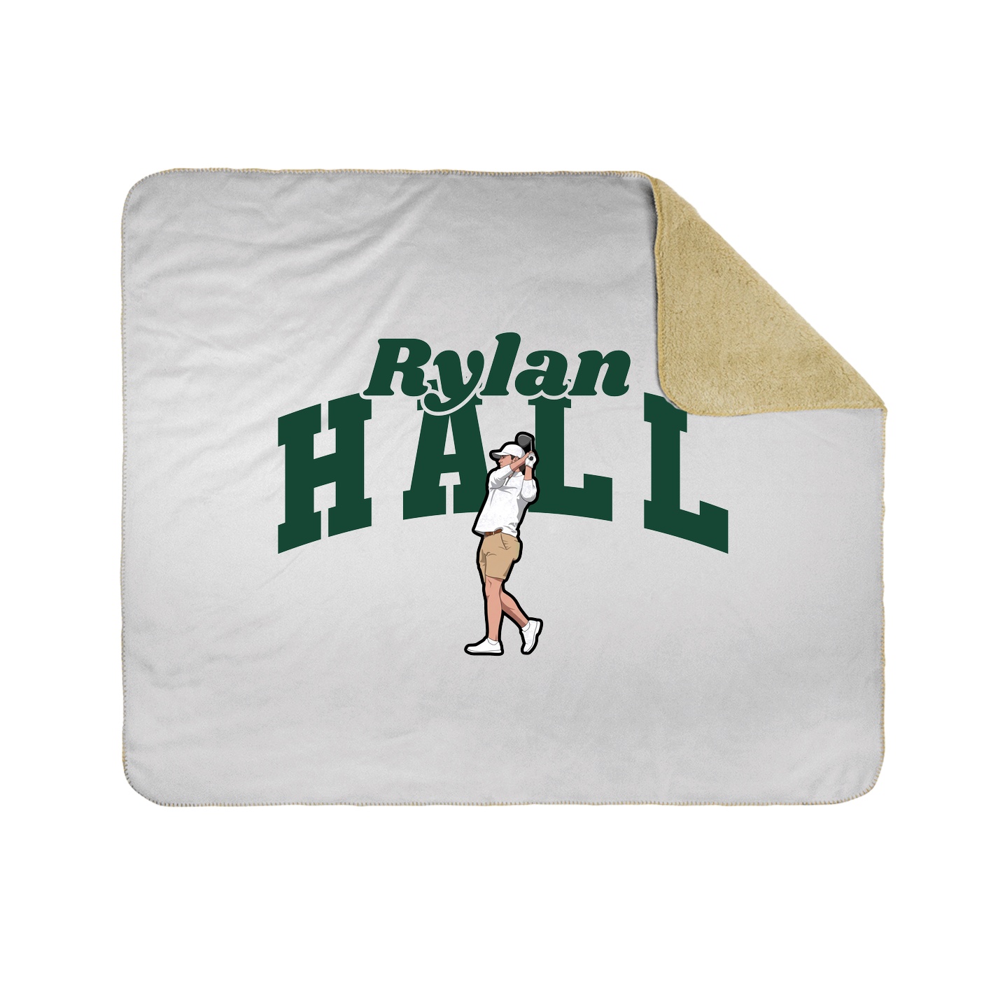 Throw Blanket — Signature Arch in White