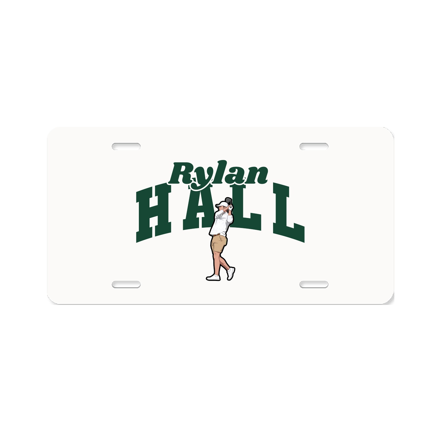 License Plate — Signature Arch in Classic