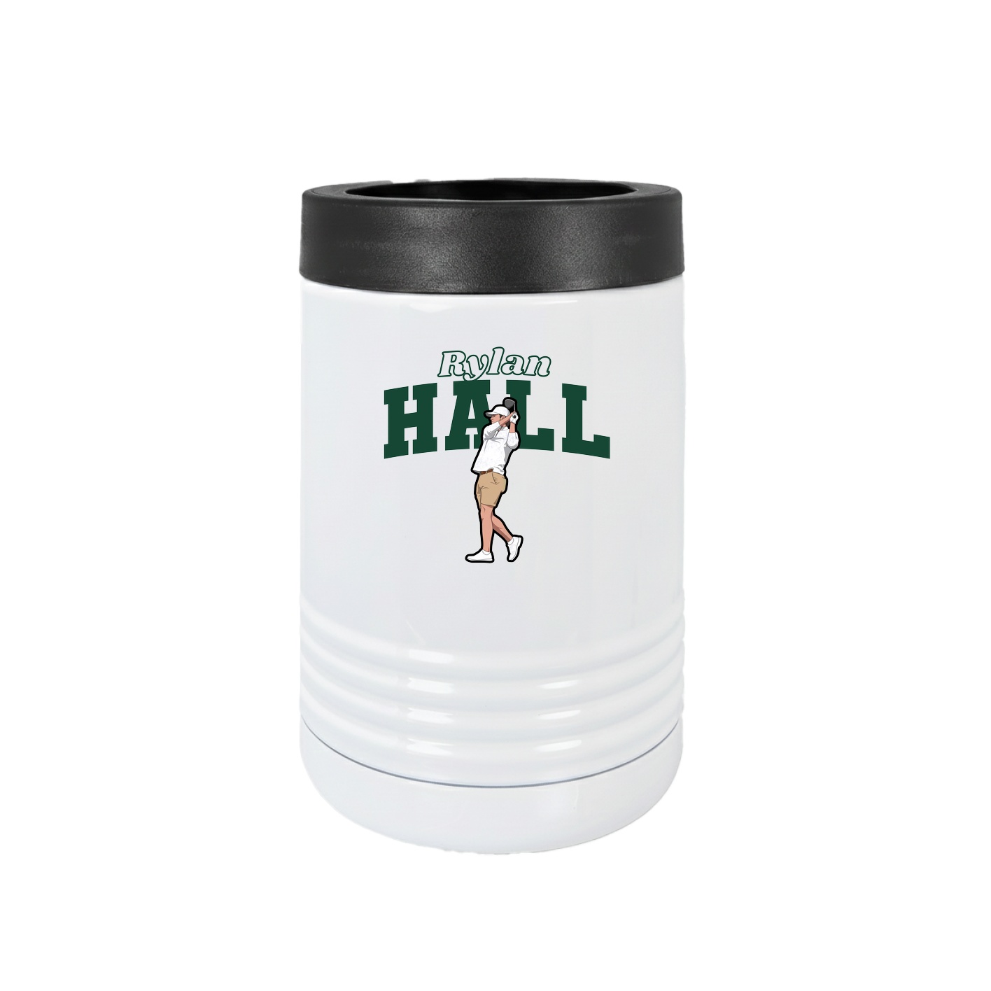 Beverage Holder — Name Arch in White