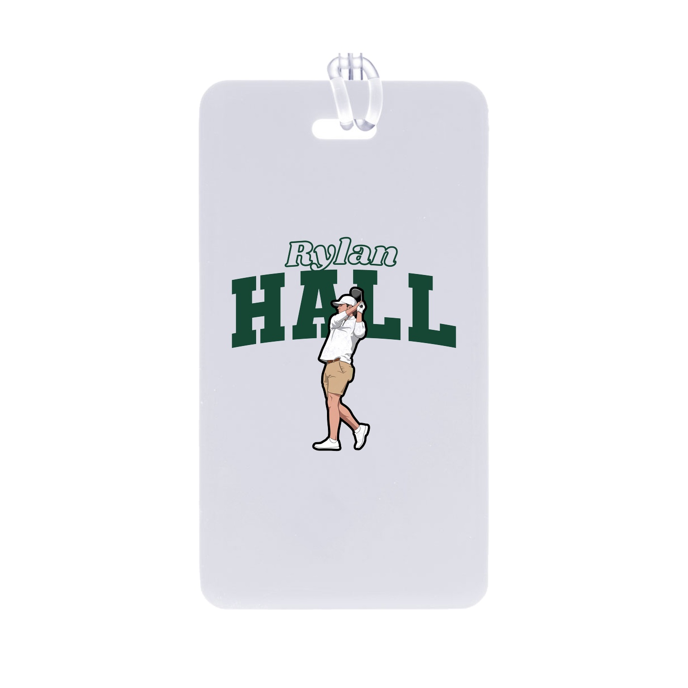 Bag Tag — Name Arch in Classic