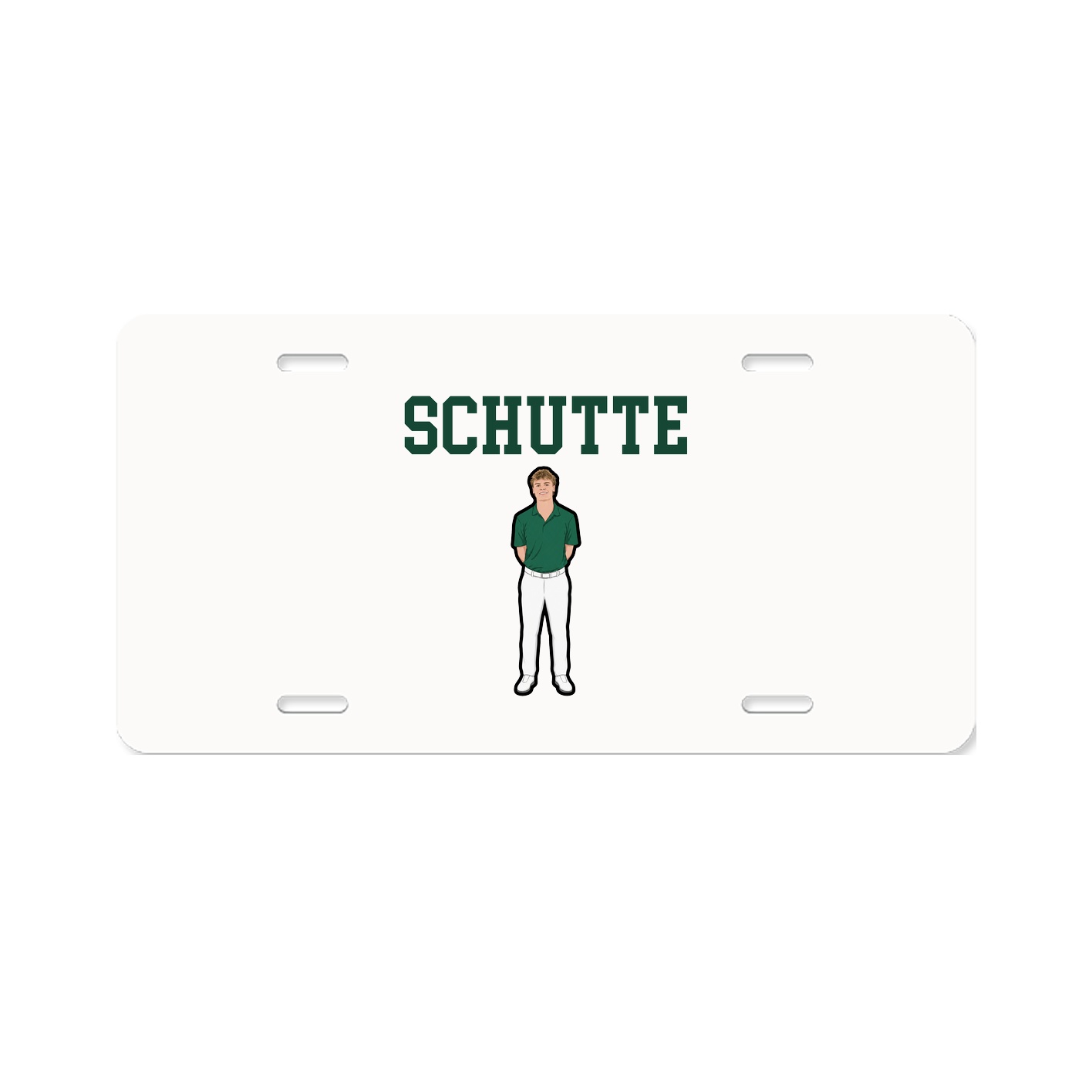 License Plate — Shirsey in Classic
