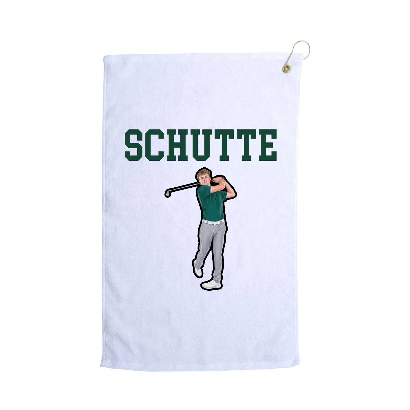 Golf Towel — Shirsey in White