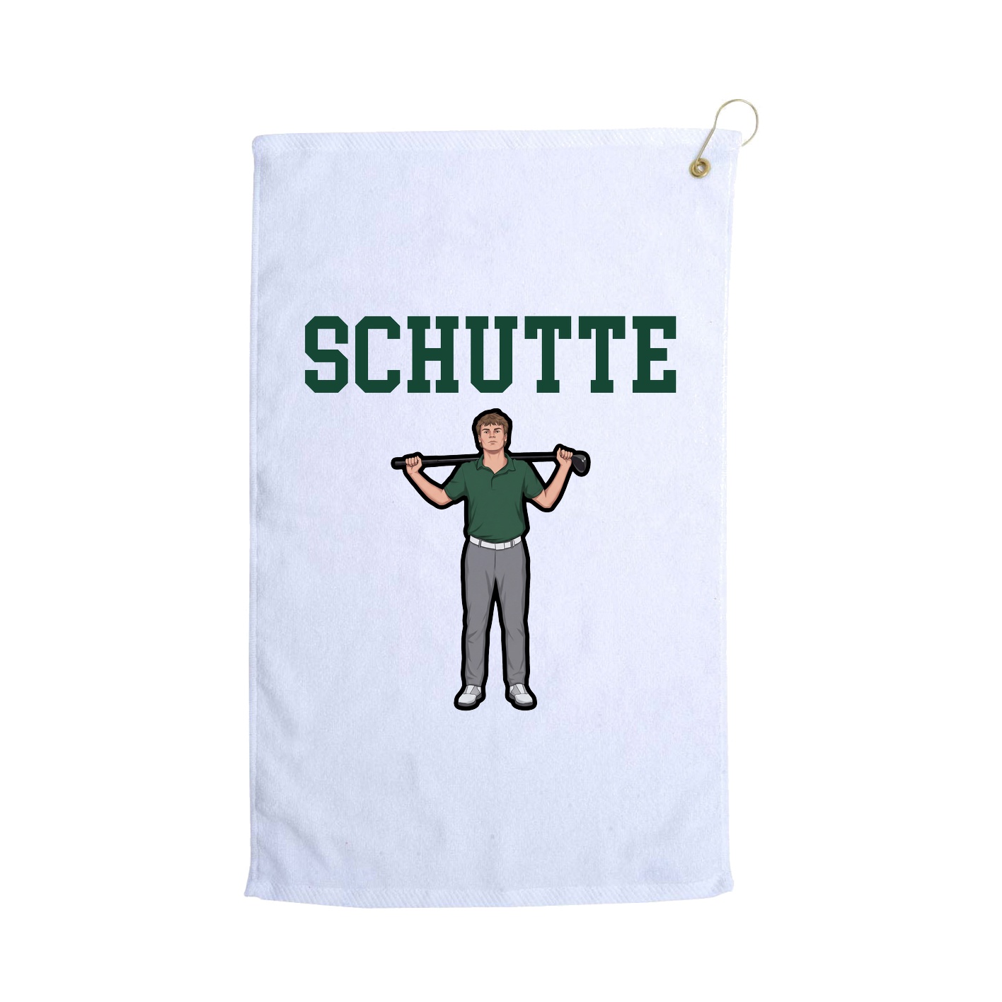 Golf Towel — Shirsey in White