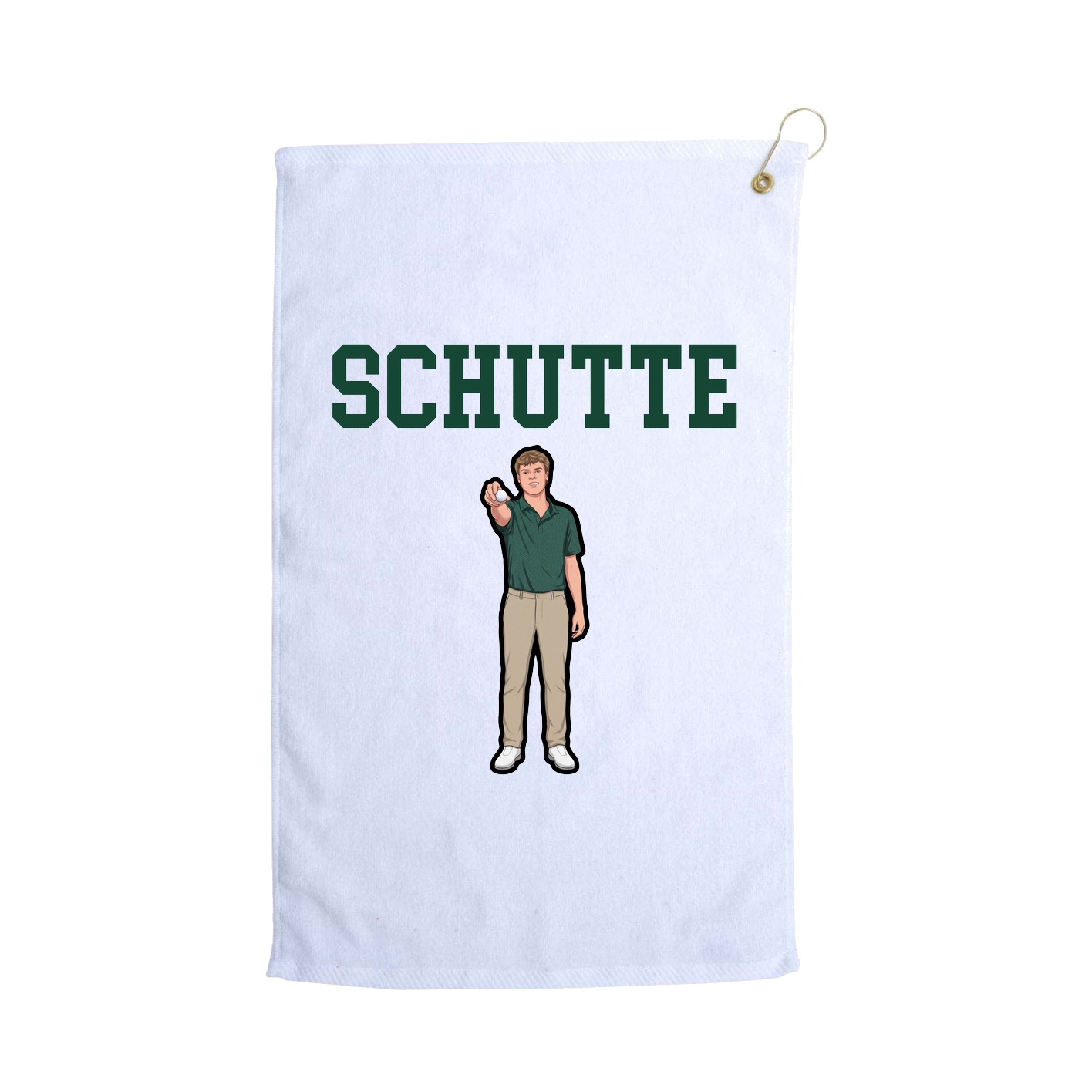 Golf Towel — Shirsey in White