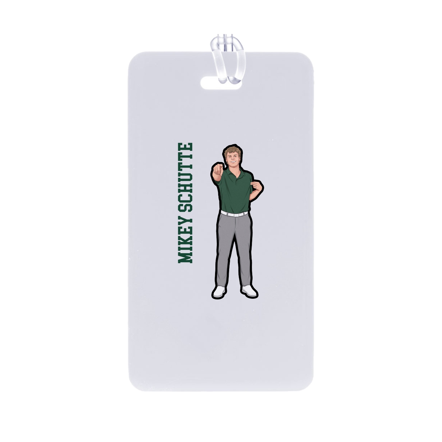 Bag Tag — Name Vertical in Classic