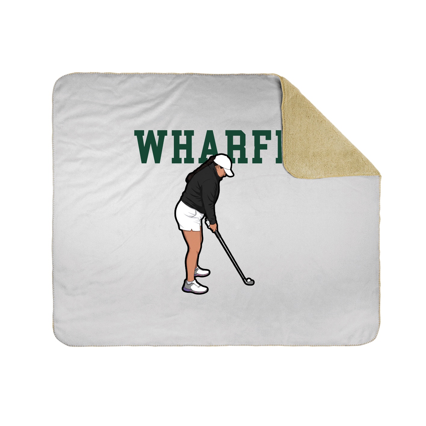 Throw Blanket — Shirsey in White