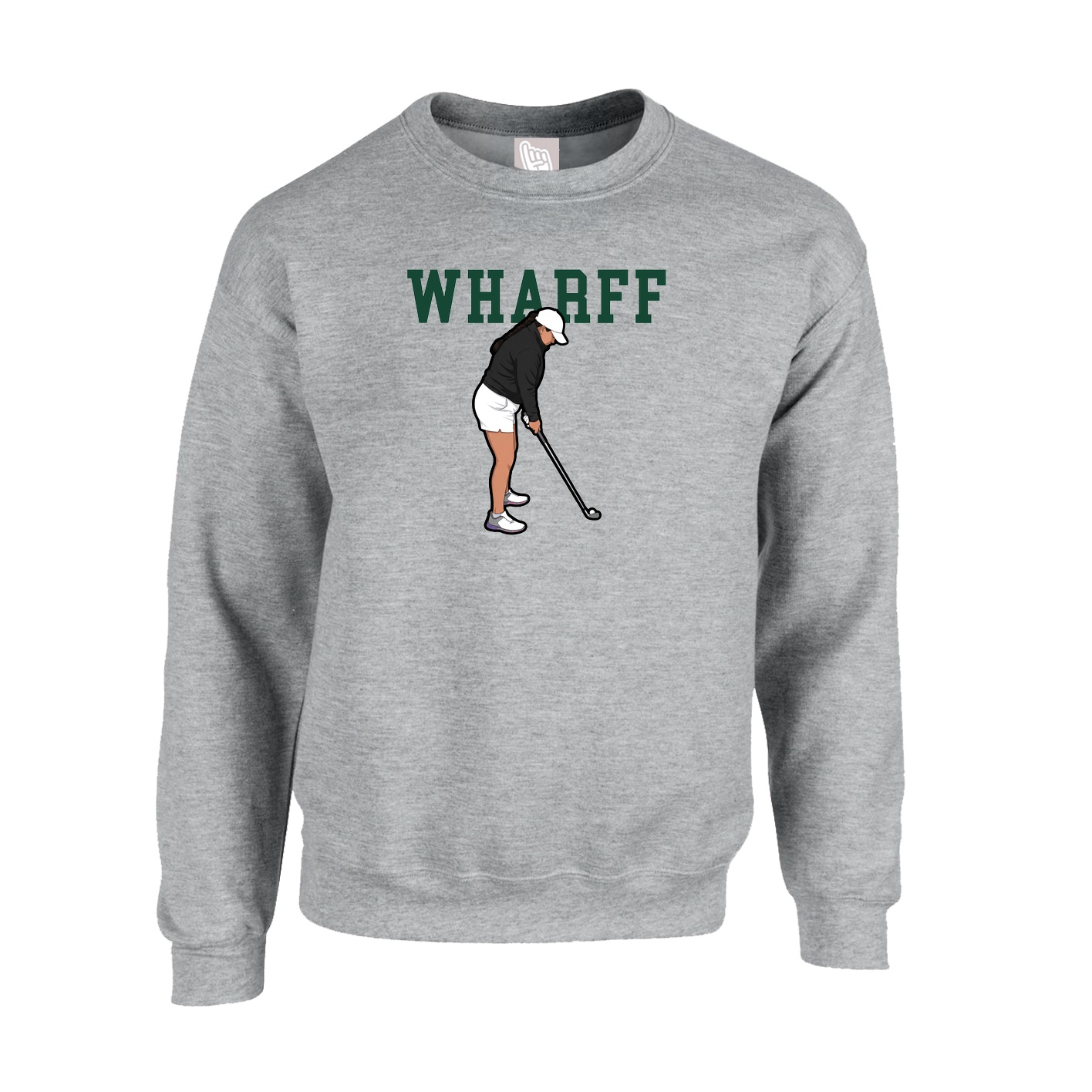 Fleece Crew — Shirsey in Grey