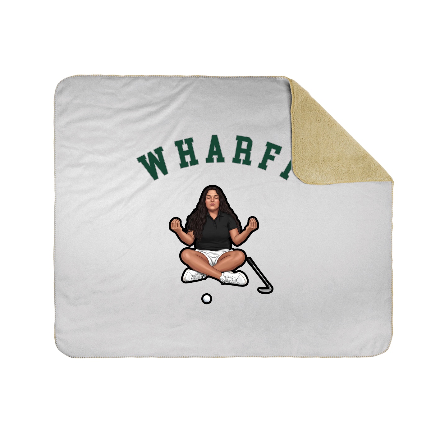 Throw Blanket — Shirsey Arch in White