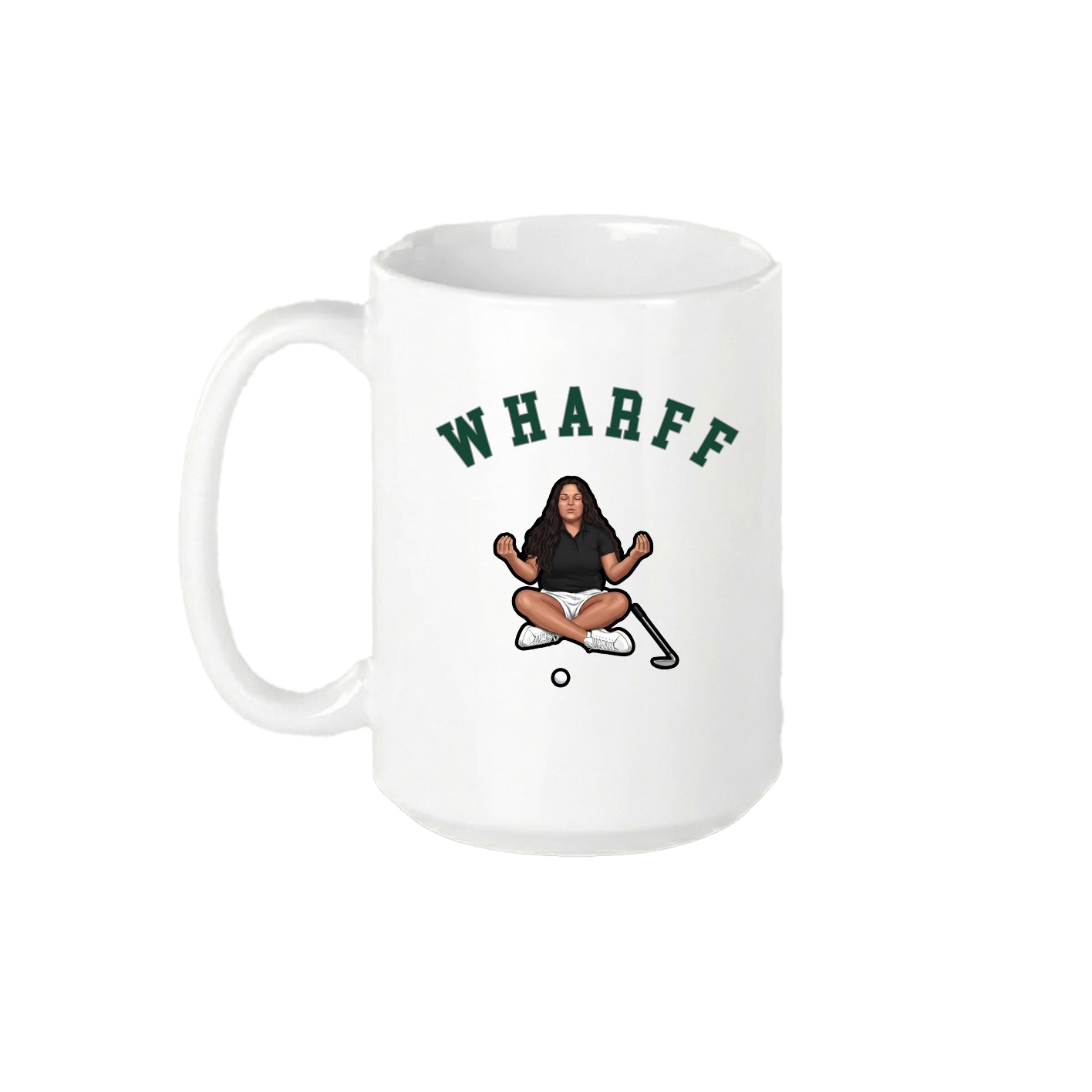 15oz Coffee Mug — Shirsey Arch in White