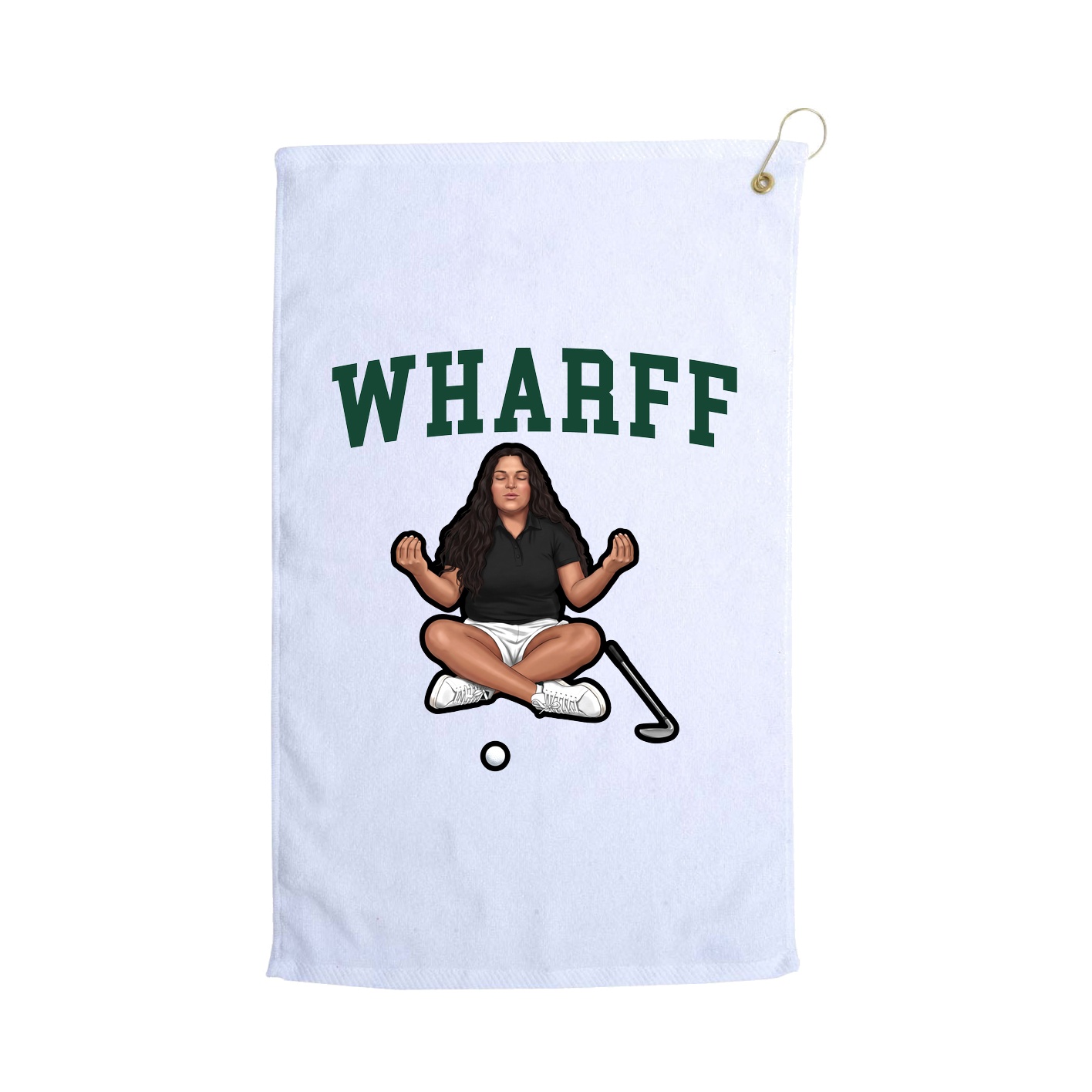 Golf Towel — Shirsey in White