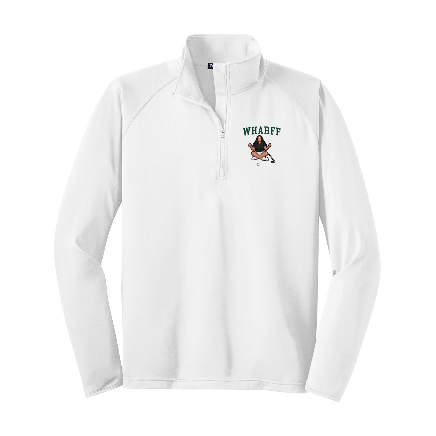 Q-Zip Pullover — Shirsey in White