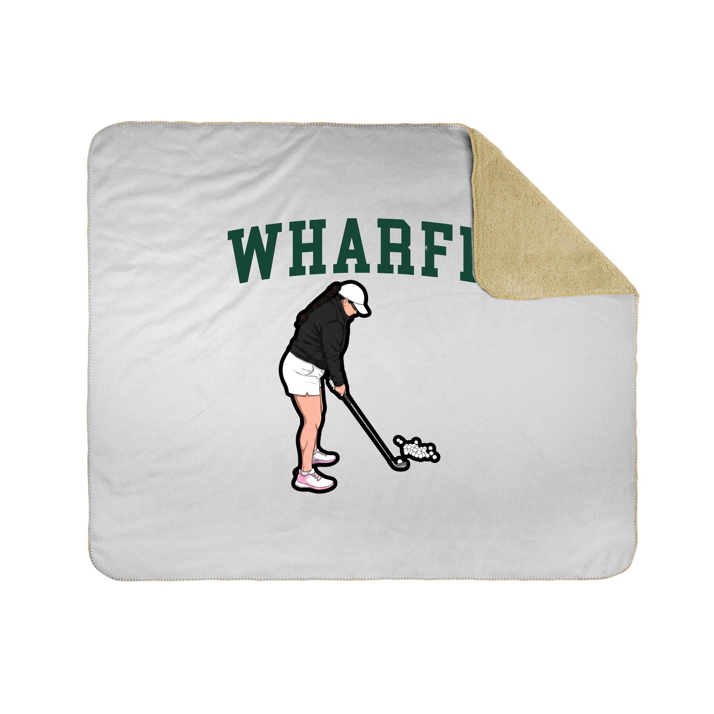 Throw Blanket — Shirsey in White