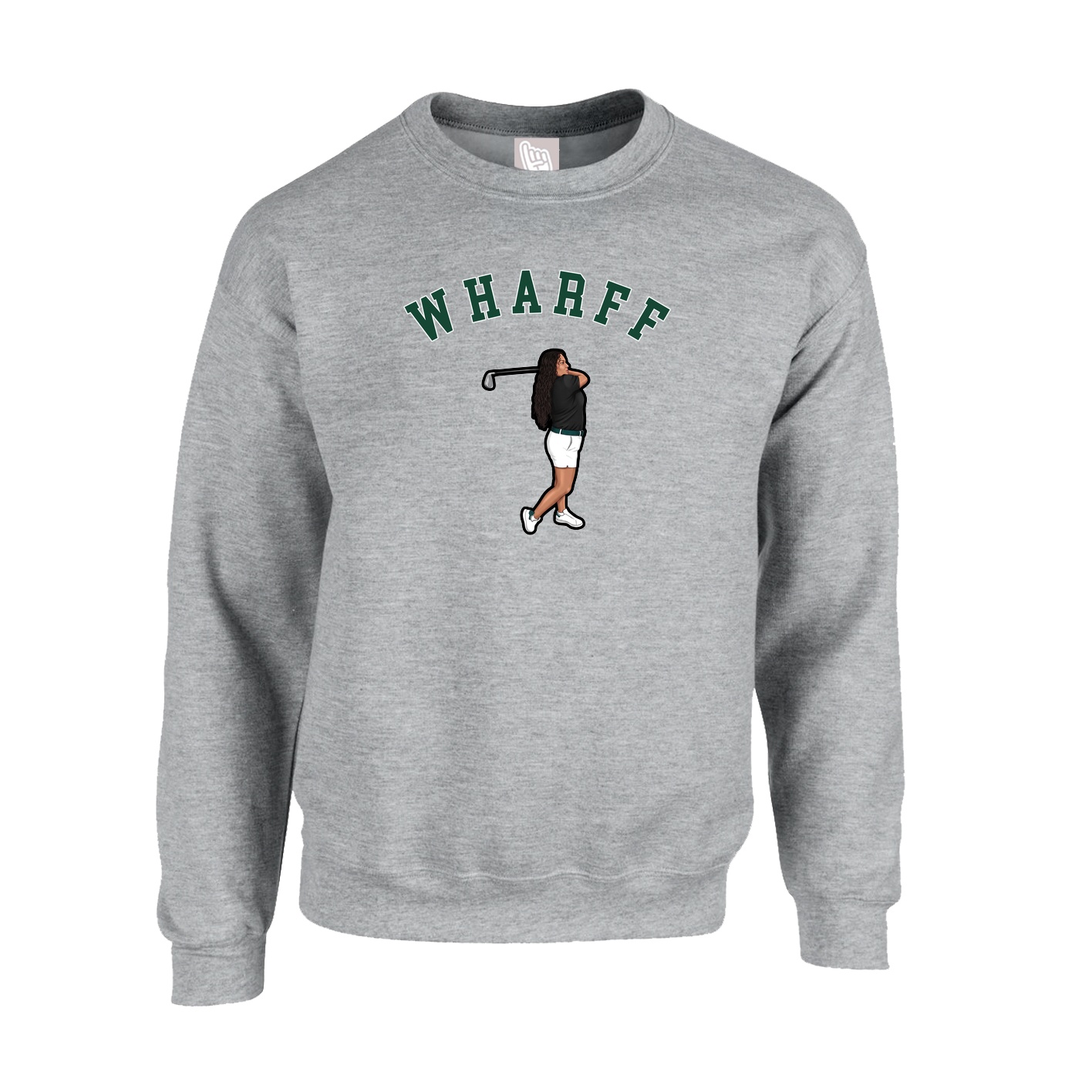 Fleece Crew — Shirsey Arch in Grey
