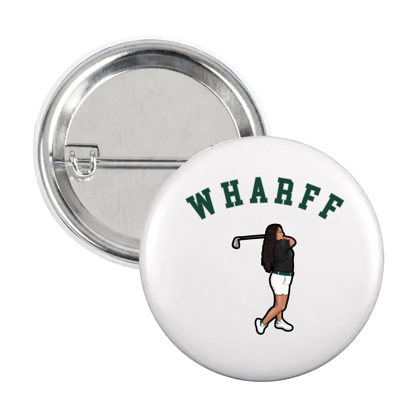 Game Day Button — Shirsey Arch in White