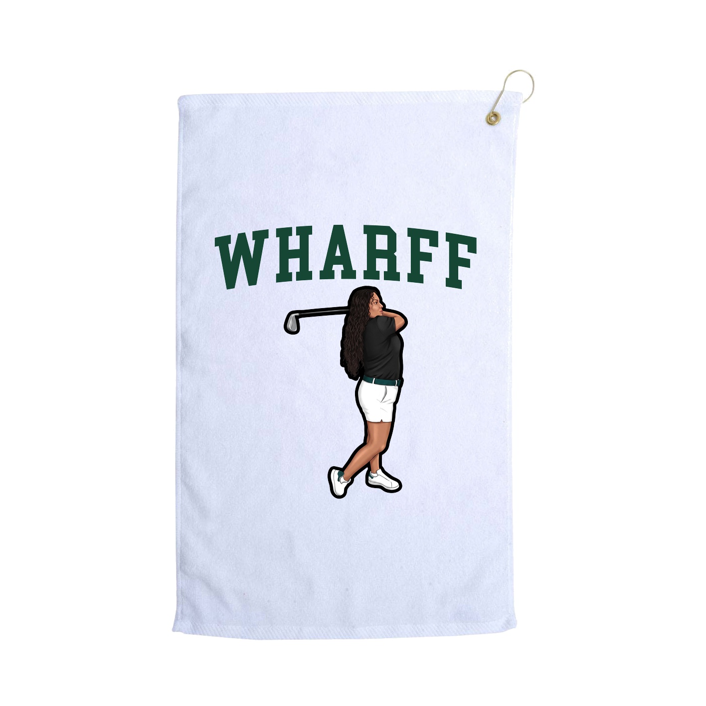 Golf Towel — Shirsey in White