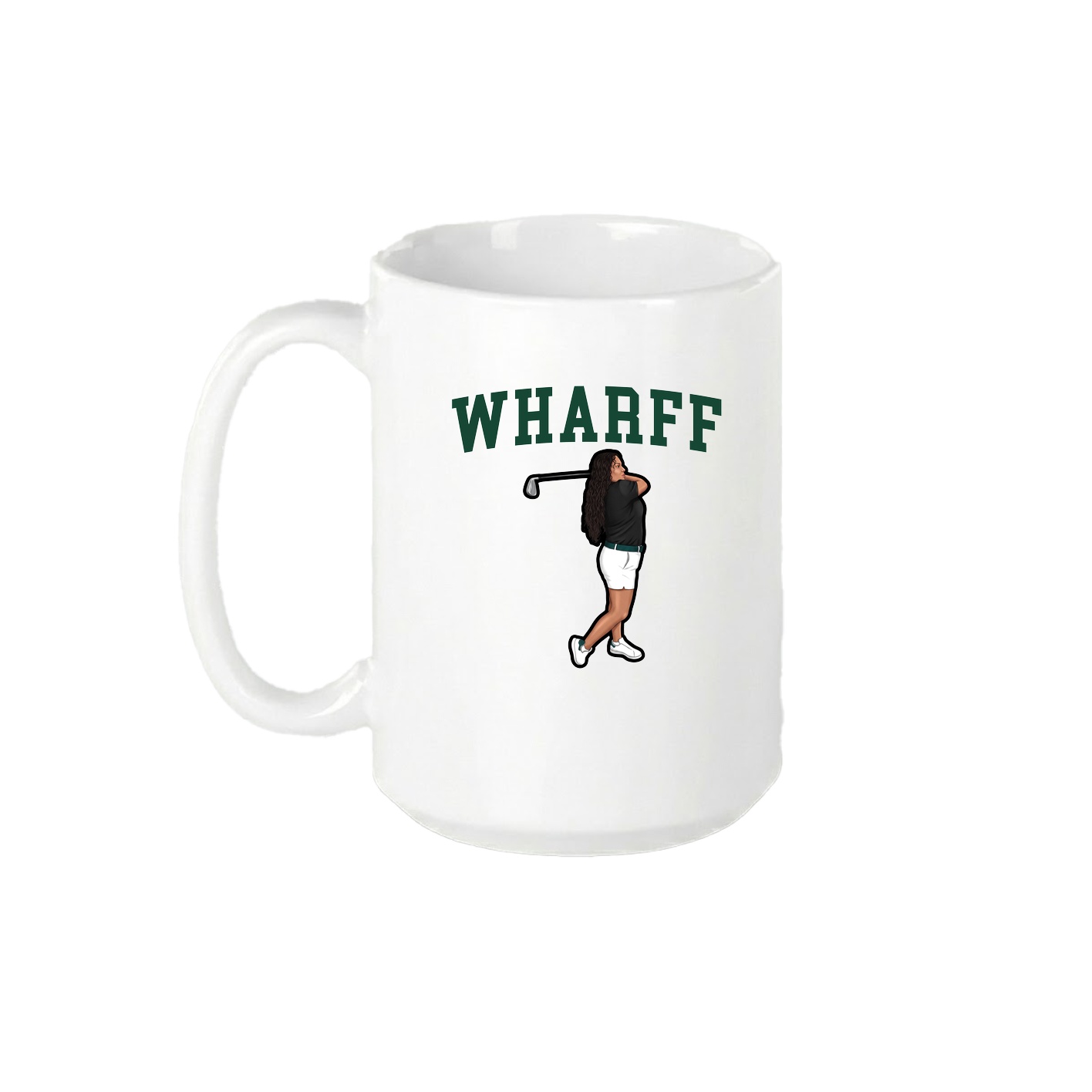 15oz Coffee Mug — Shirsey in White